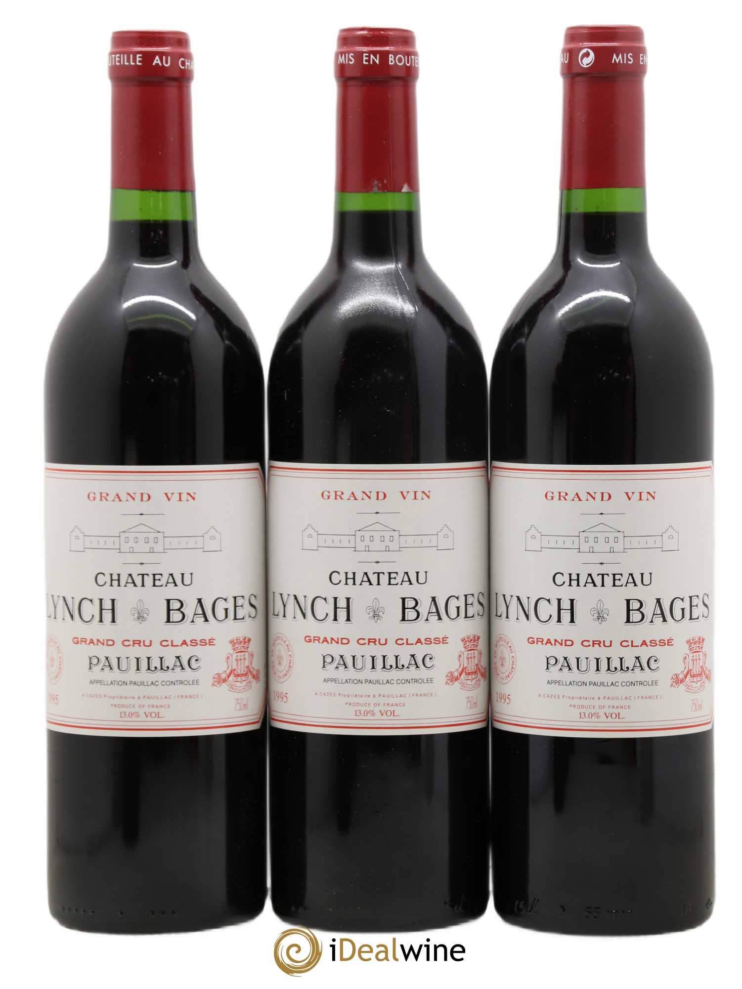 Château Lynch Bages 5ème Grand Cru Classé 1995 - Lot de 12 bouteilles - 2