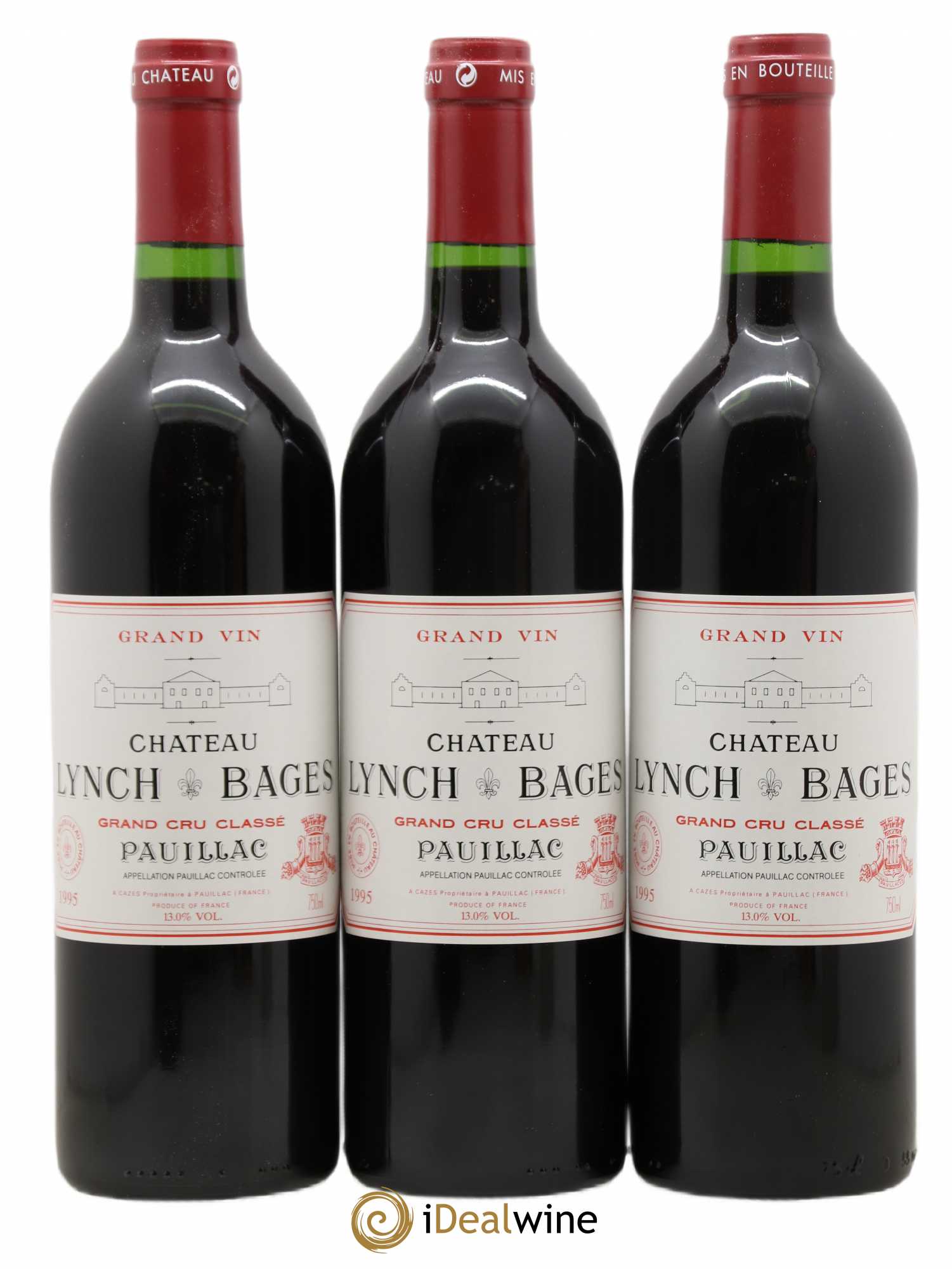 Château Lynch Bages 5ème Grand Cru Classé 1995 - Lot de 12 bouteilles - 3
