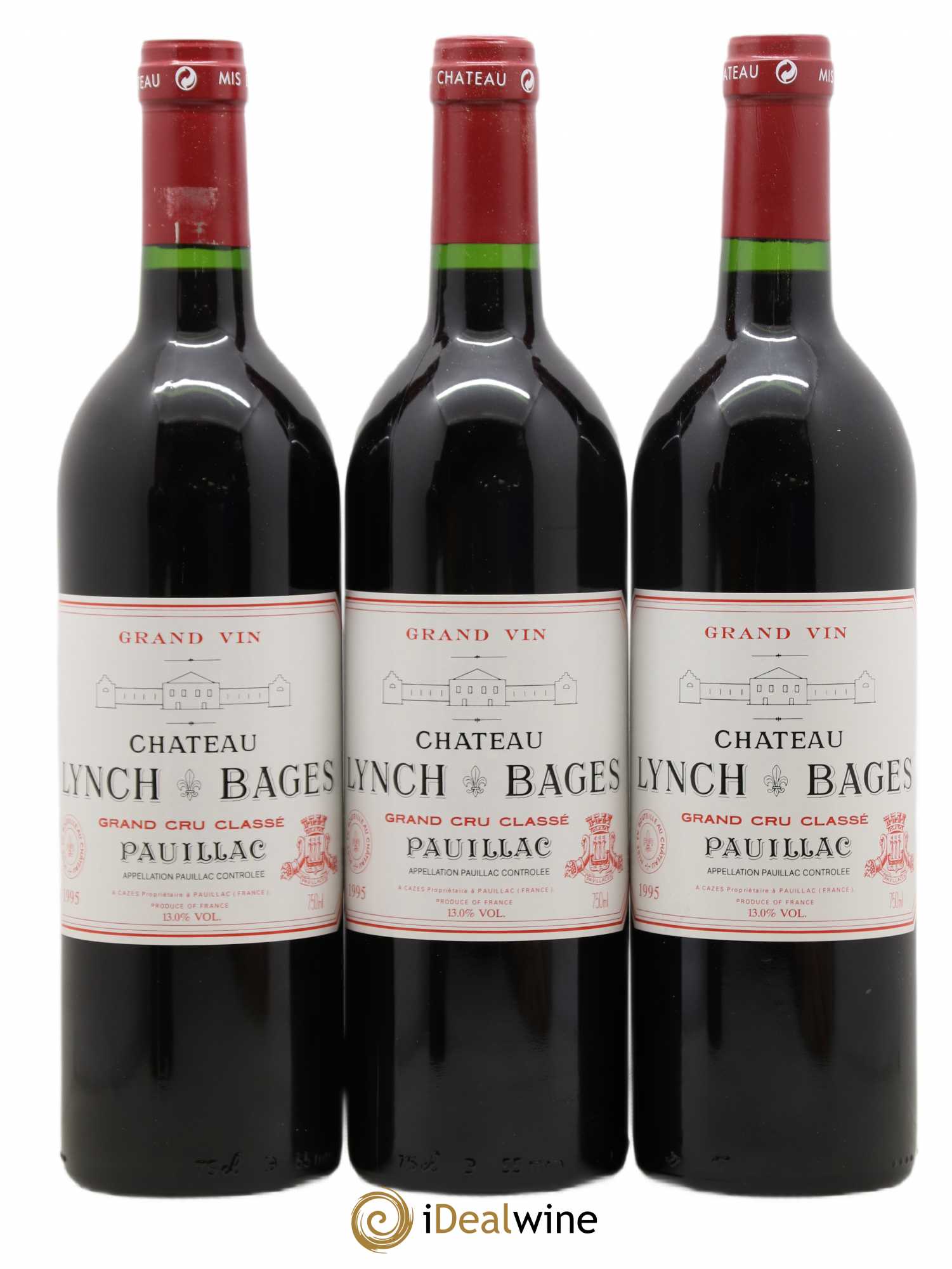 Château Lynch Bages 5ème Grand Cru Classé 1995 - Lot de 12 bouteilles - 4