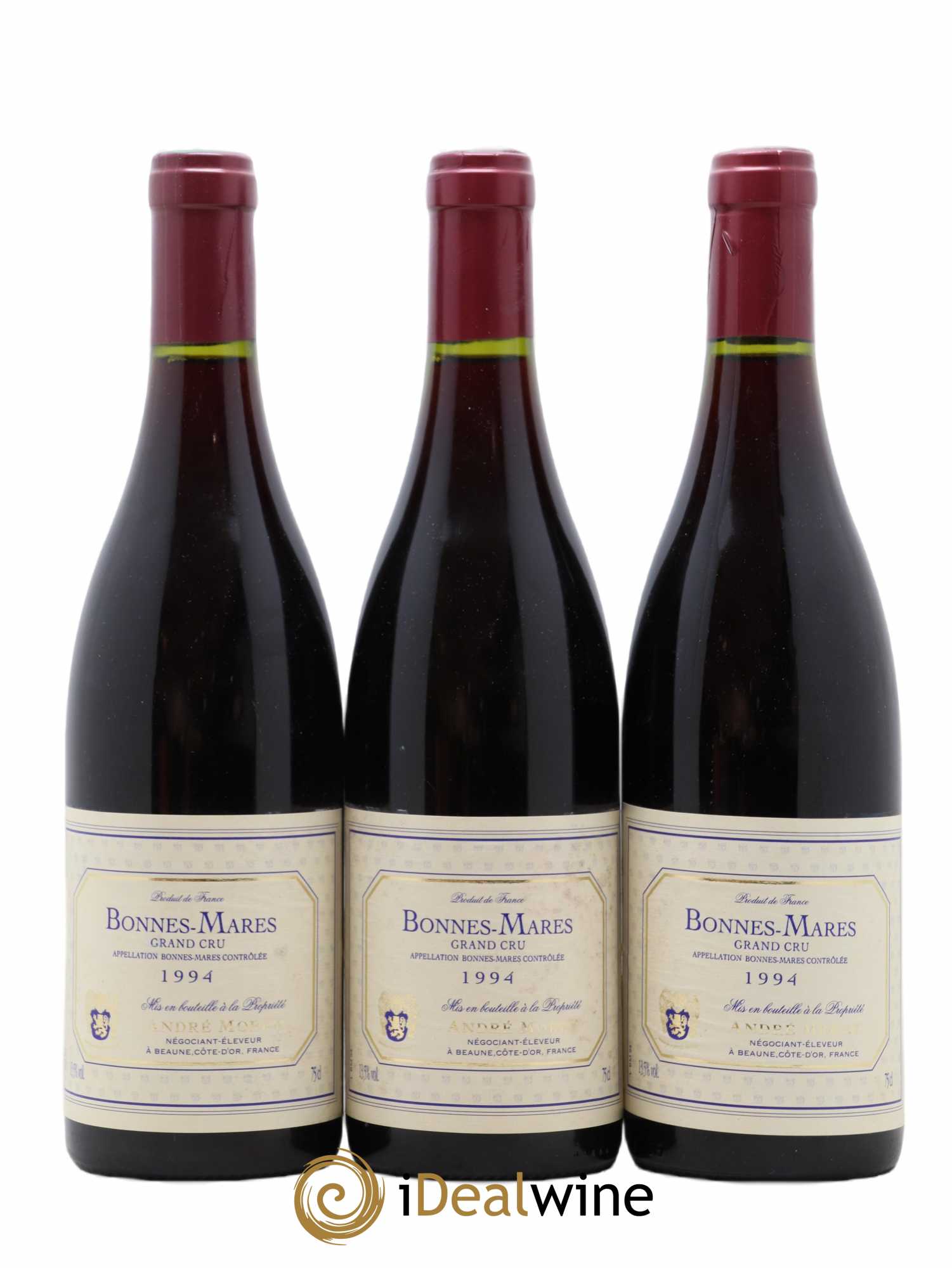 Bonnes-Mares Grand Cru André Morey 1994 - Lot de 3 bouteilles - 0