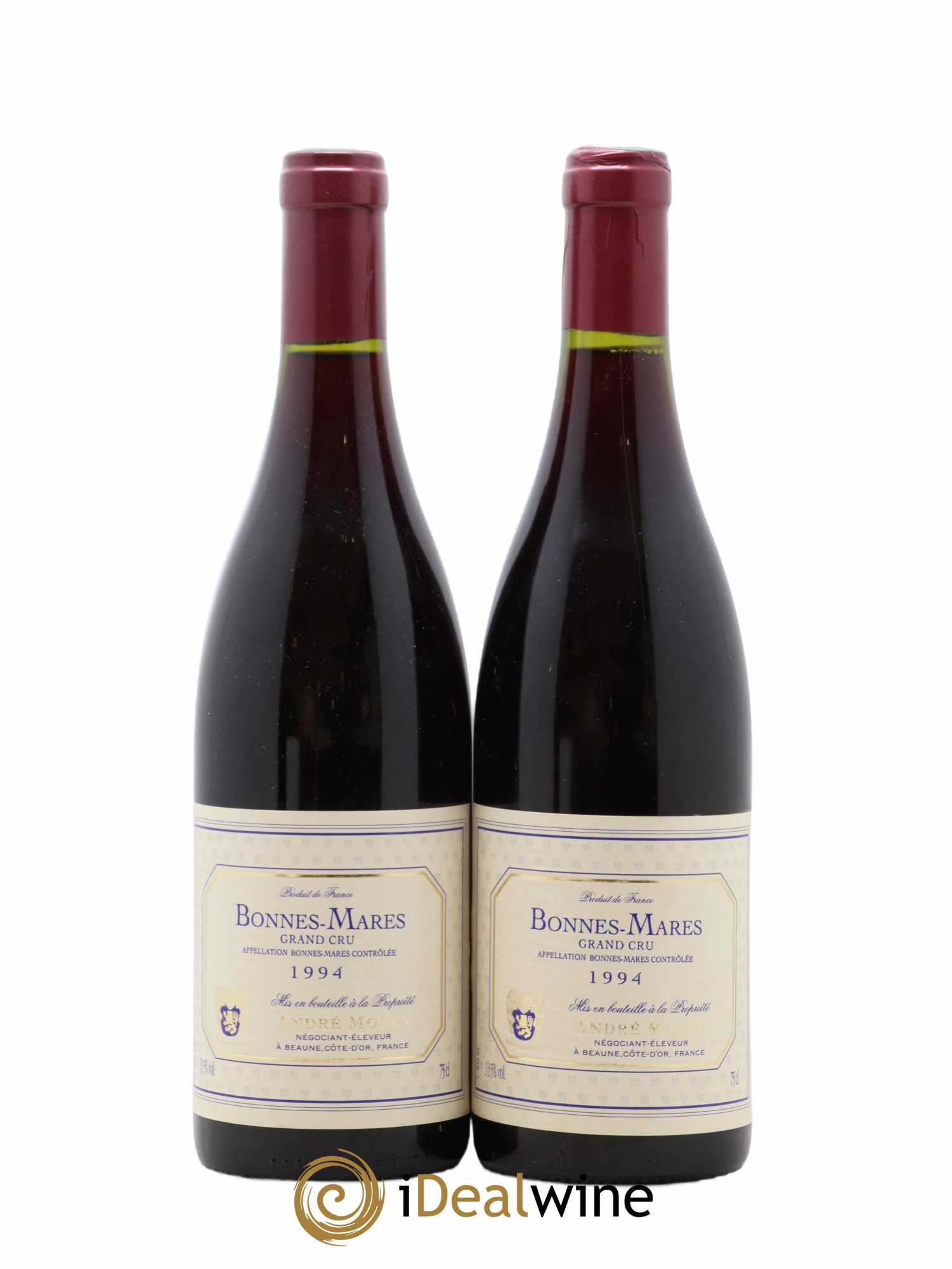 Bonnes-Mares Grand Cru André Morey 1994 - Lot de 2 bouteilles - 0