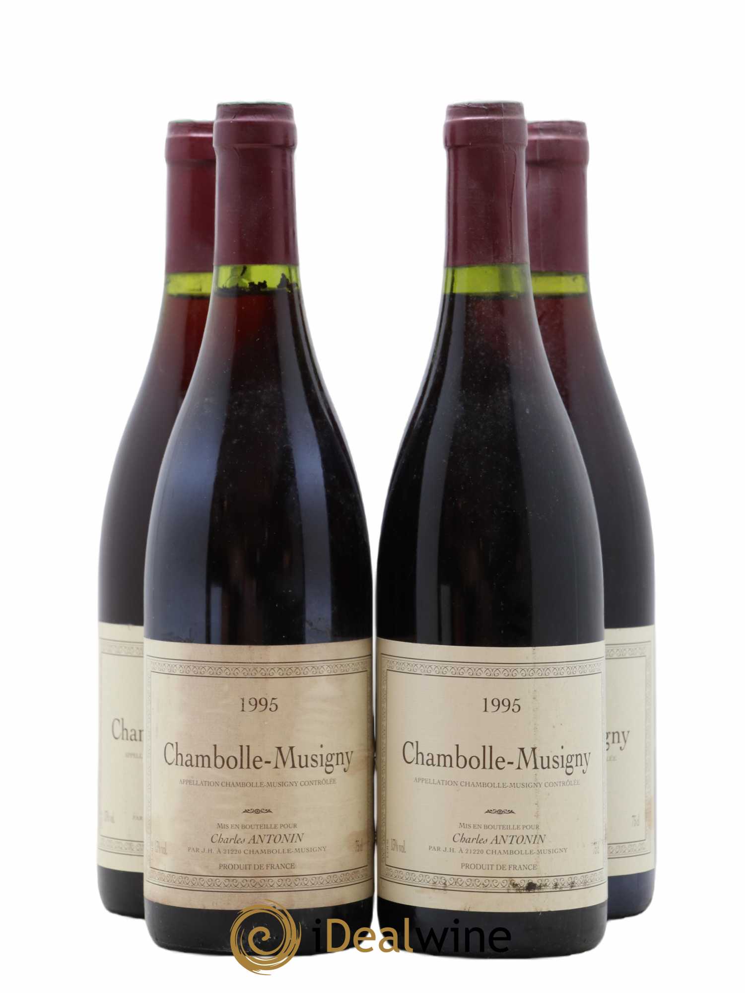 Chambolle-Musigny Charles Antonin 1995 - Lot de 4 bouteilles - 0