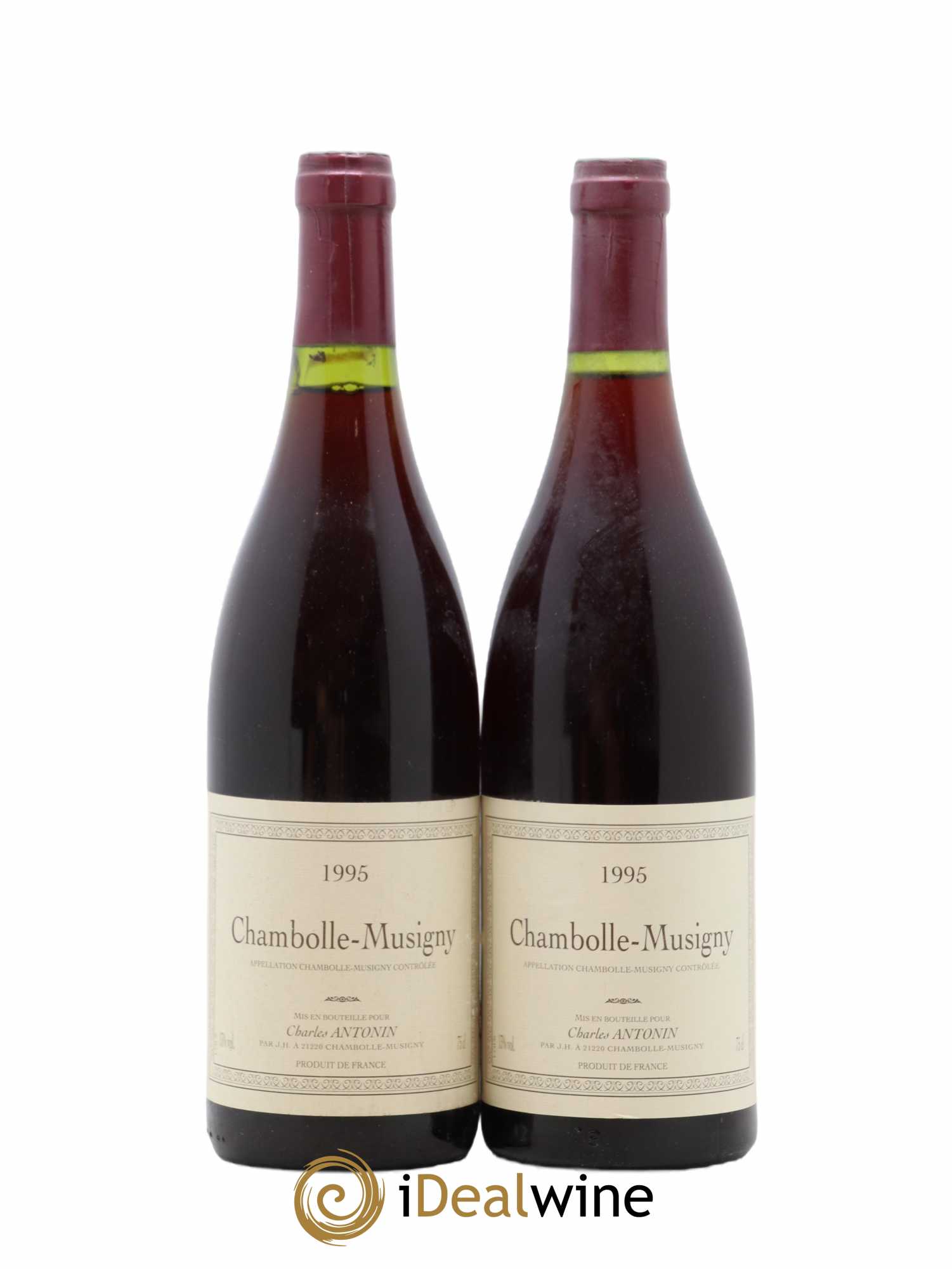 Chambolle-Musigny Charles Antonin 1995 - Lot de 2 bouteilles - 0