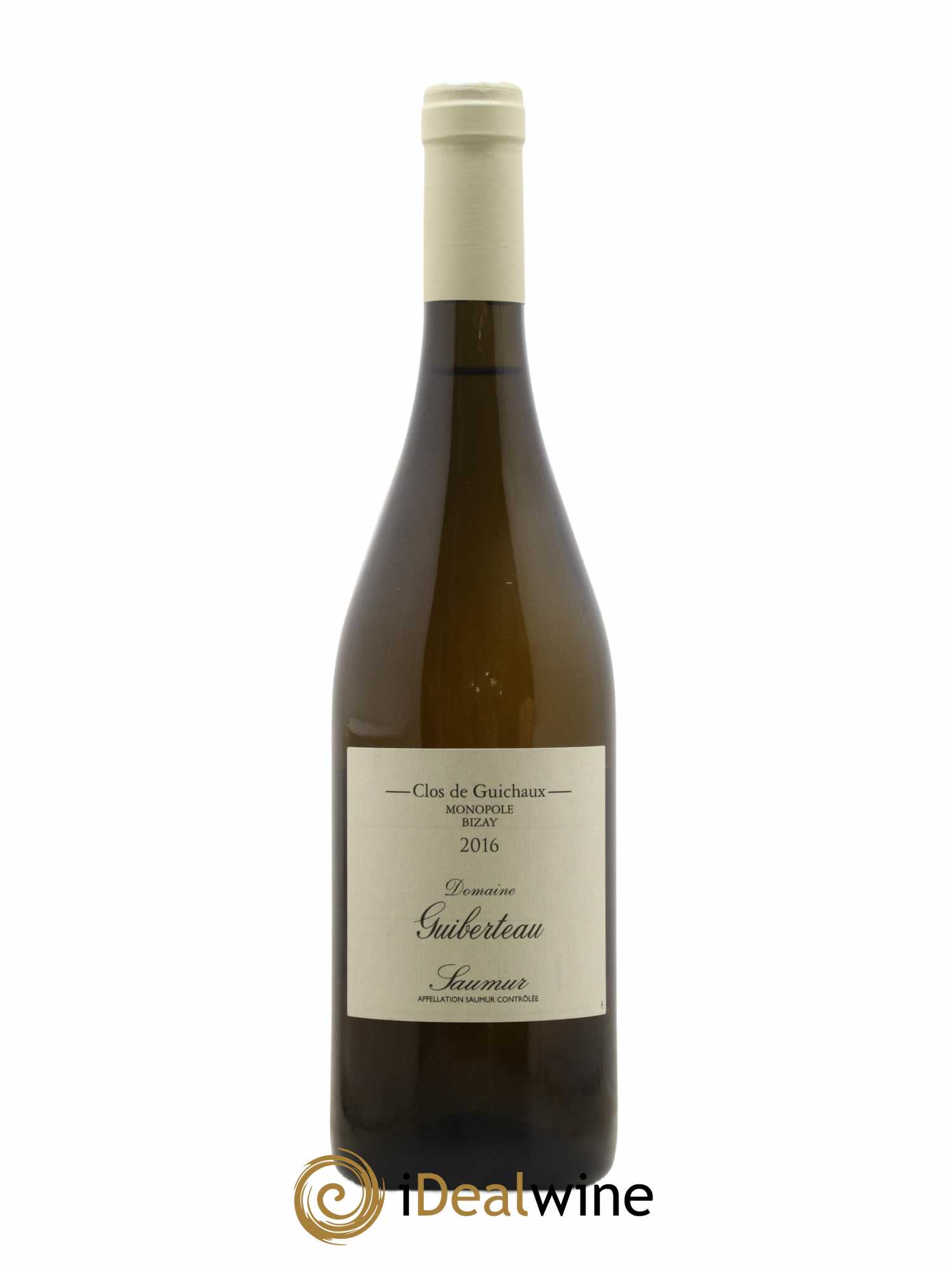 Saumur Clos de Guichaux Domaine Guiberteau 2016 - Lot de 1 bouteille - 0
