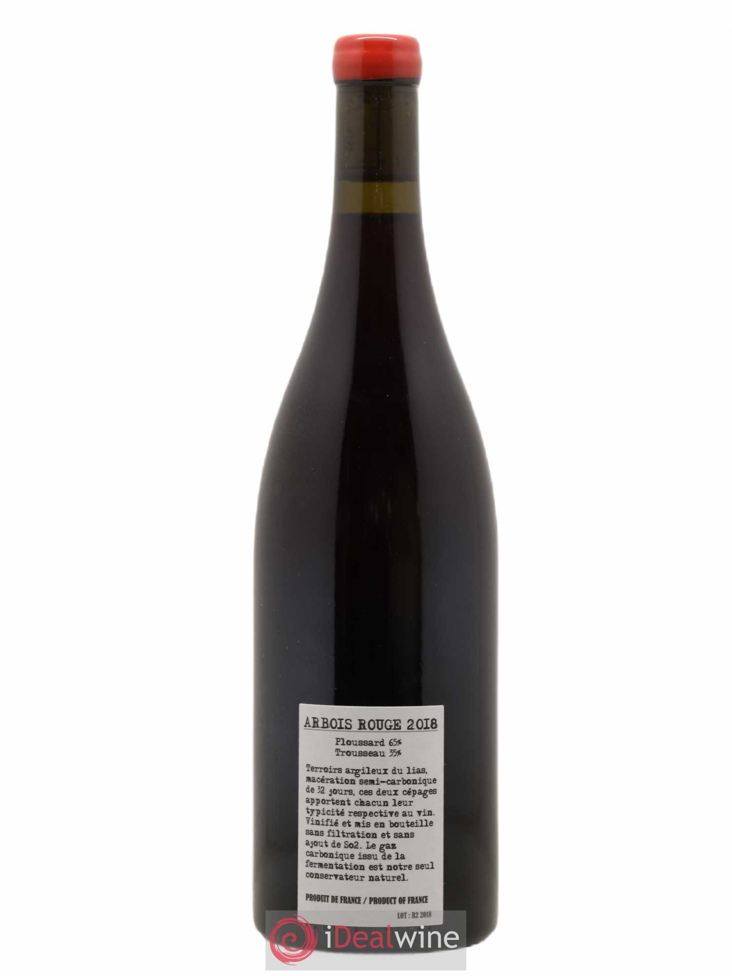 Arbois Ploussard Trousseau Adeline Houillon & Renaud Bruyère 2018 - Lot de 1 bouteille - 1