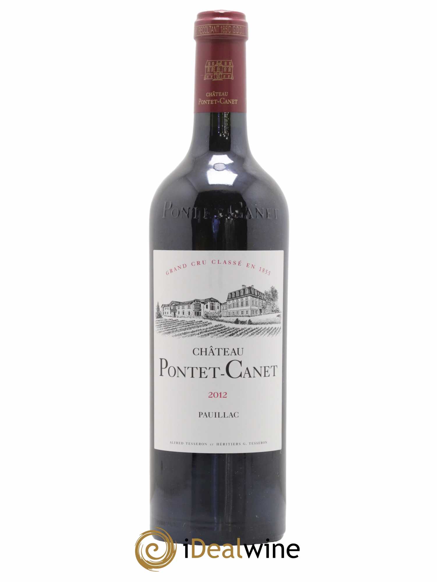 Château Pontet Canet 5ème Grand Cru Classé 2012 - Lot de 1 bouteille - 0