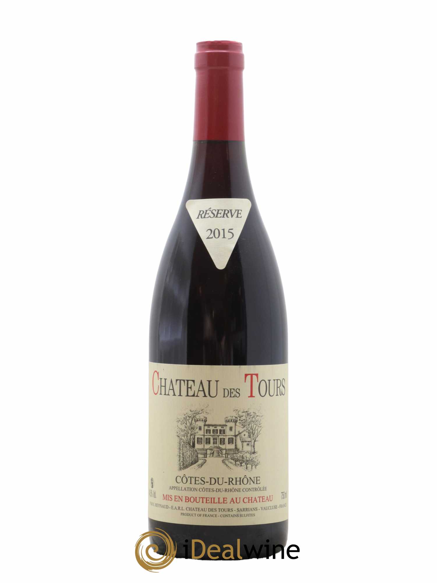 Côtes-du-Rhône Château des Tours Emmanuel Reynaud 2015 - Lot de 1 bouteille - 0