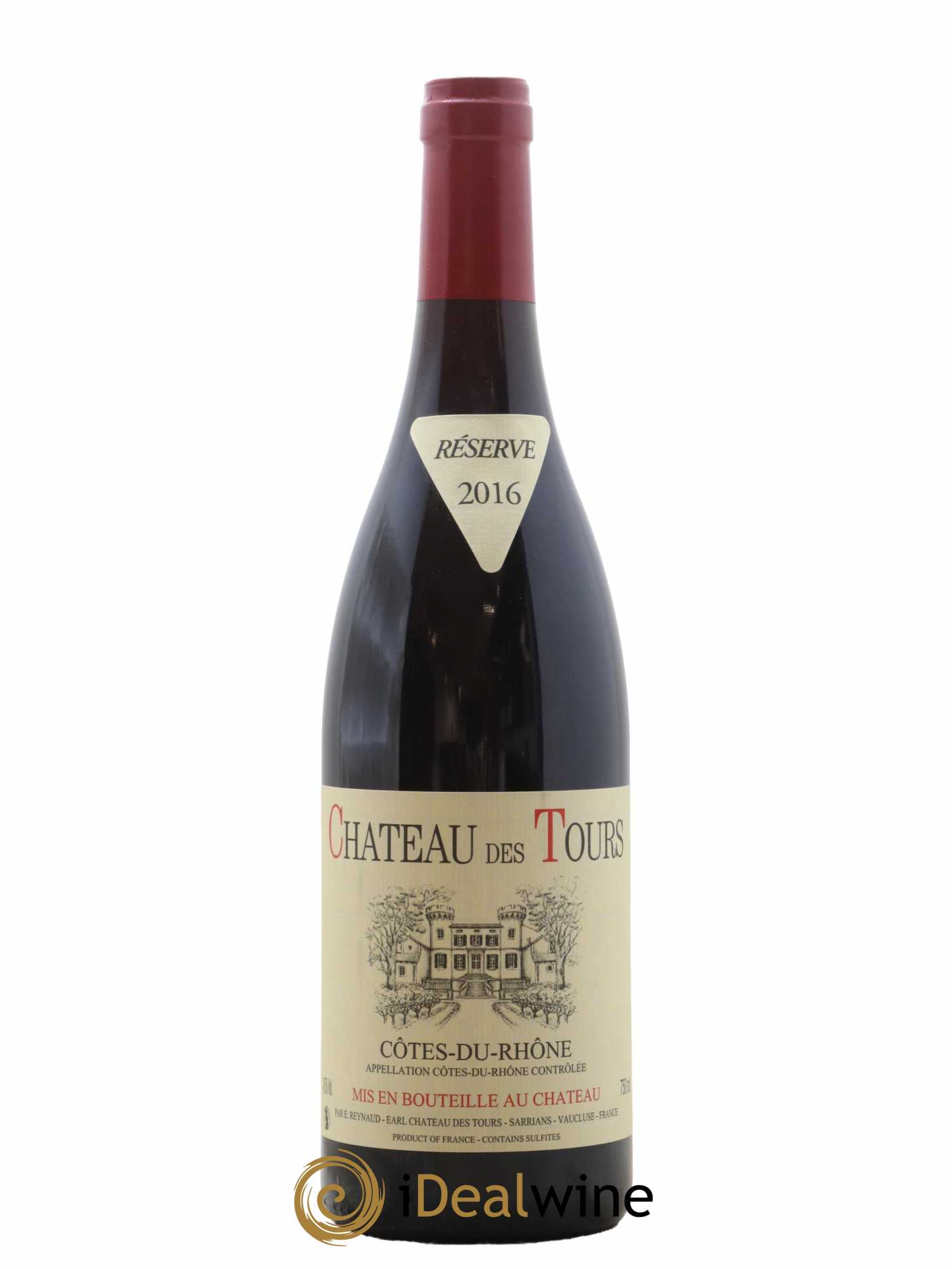 Côtes-du-Rhône Château des Tours Emmanuel Reynaud 2016 - Lot de 1 bouteille - 0