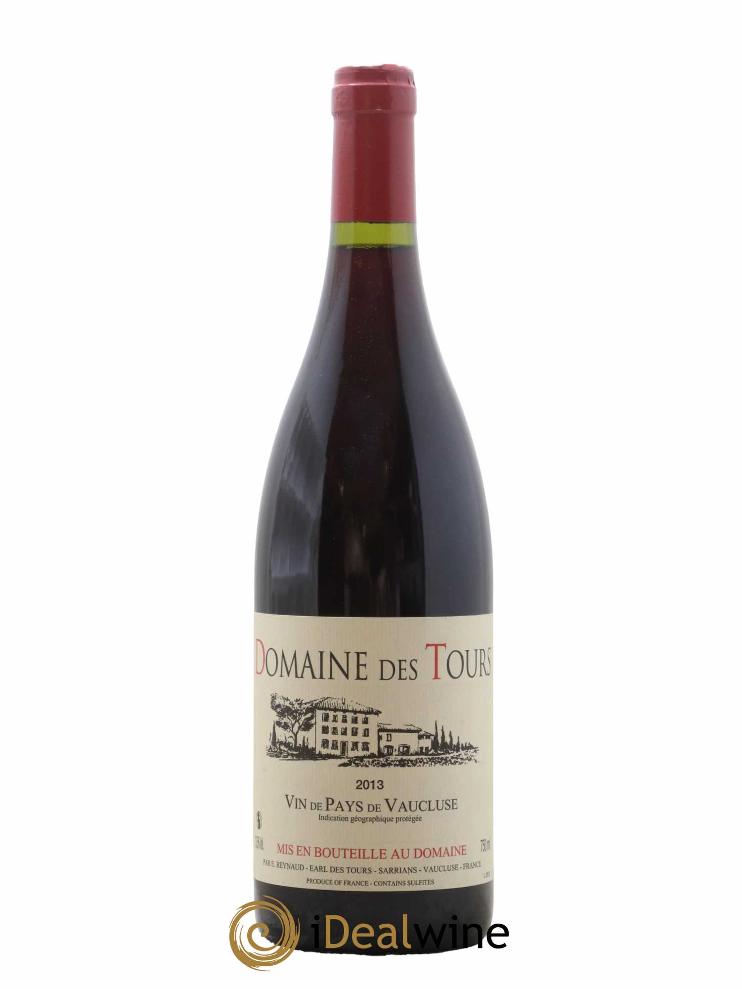 IGP Vaucluse (Vin de Pays de Vaucluse) Domaine des Tours Emmanuel Reynaud 2013 - Lot of 1 bottle - 0