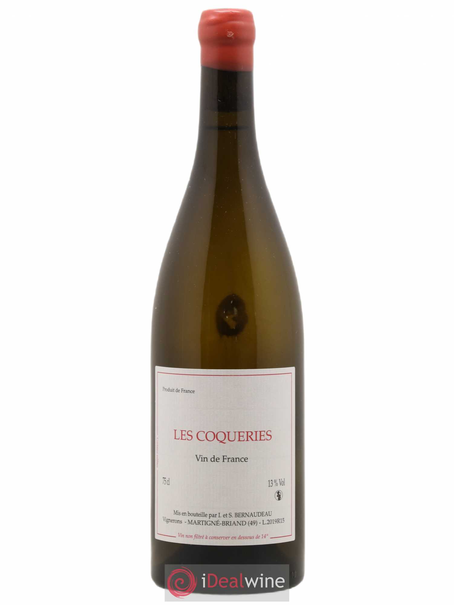 Vin de France Les Coqueries Stéphane Bernaudeau (Domaine) 2019 - Lot de 1 bouteille - 0