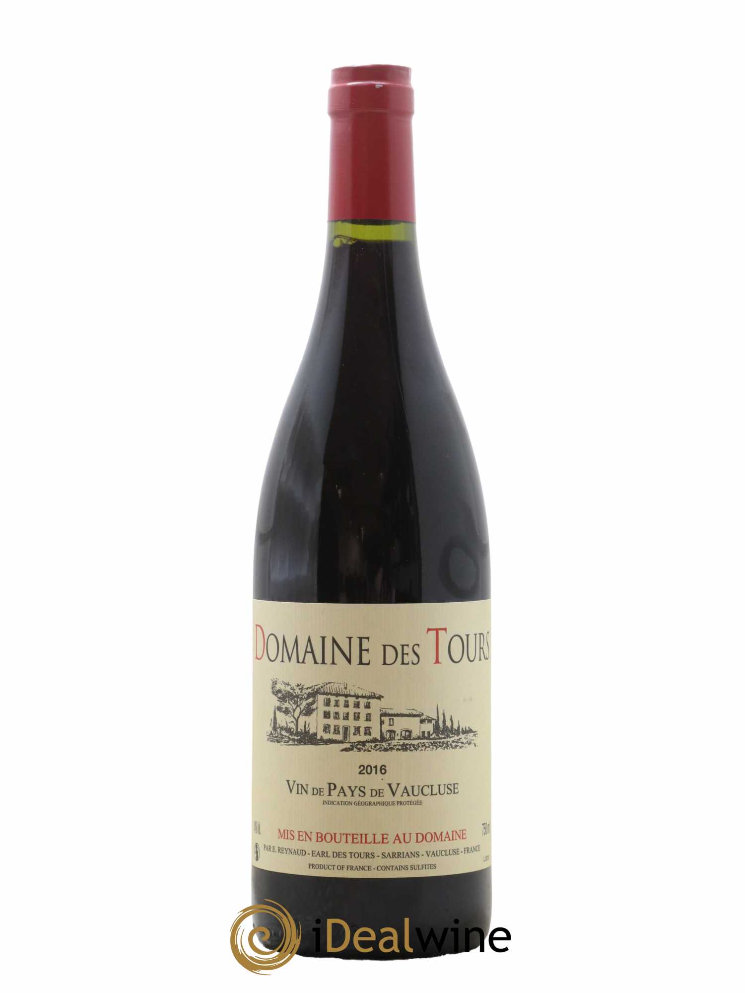 Vaucluse (Vin de Pays de Vaucluse) Domaine des Tours Emmanuel Reynaud 2016 - Lot de 1 bouteille - 0