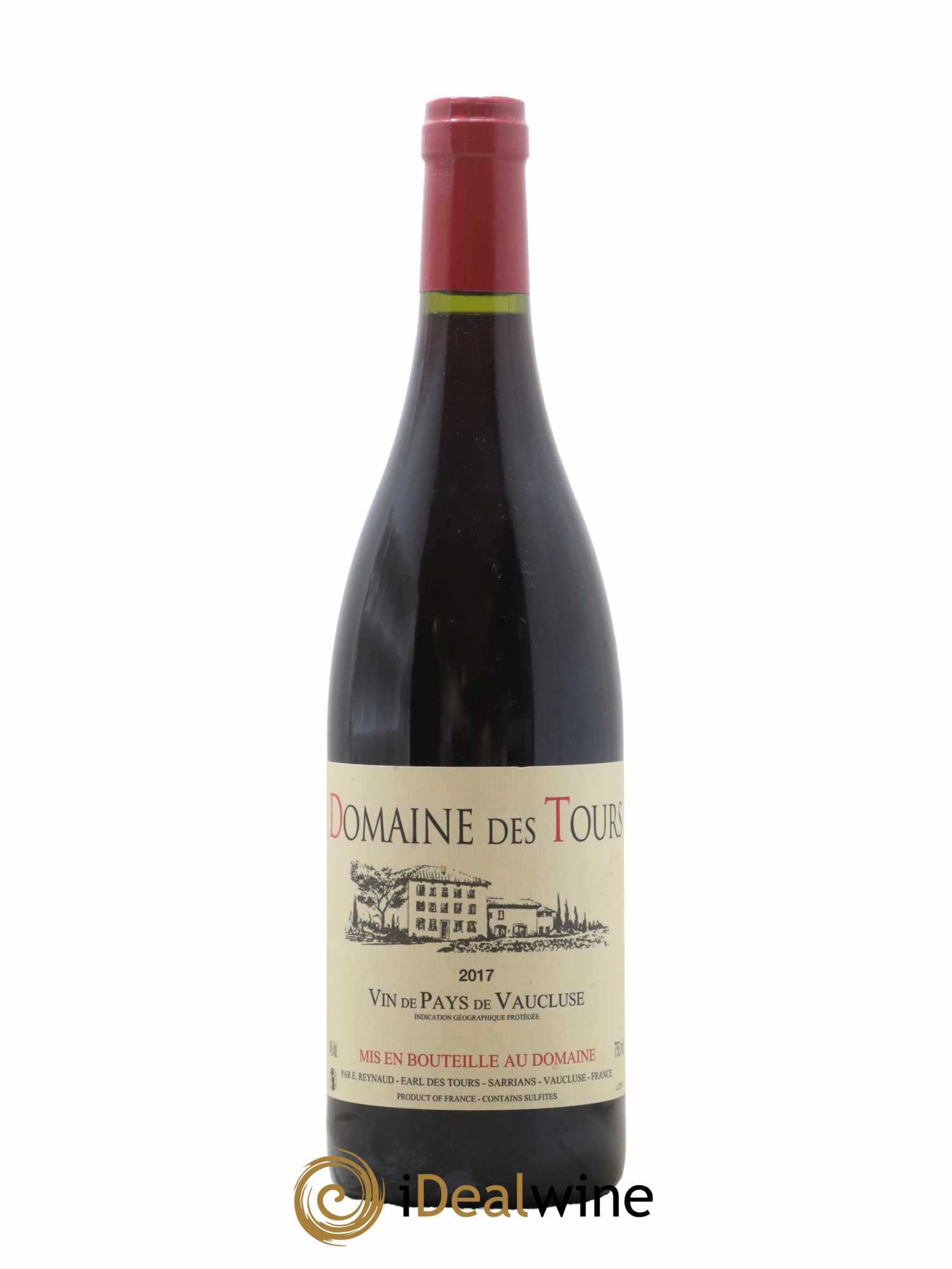 Vaucluse (Vin de Pays de Vaucluse) Domaine des Tours Emmanuel Reynaud 2017 - Lot de 1 bouteille - 0