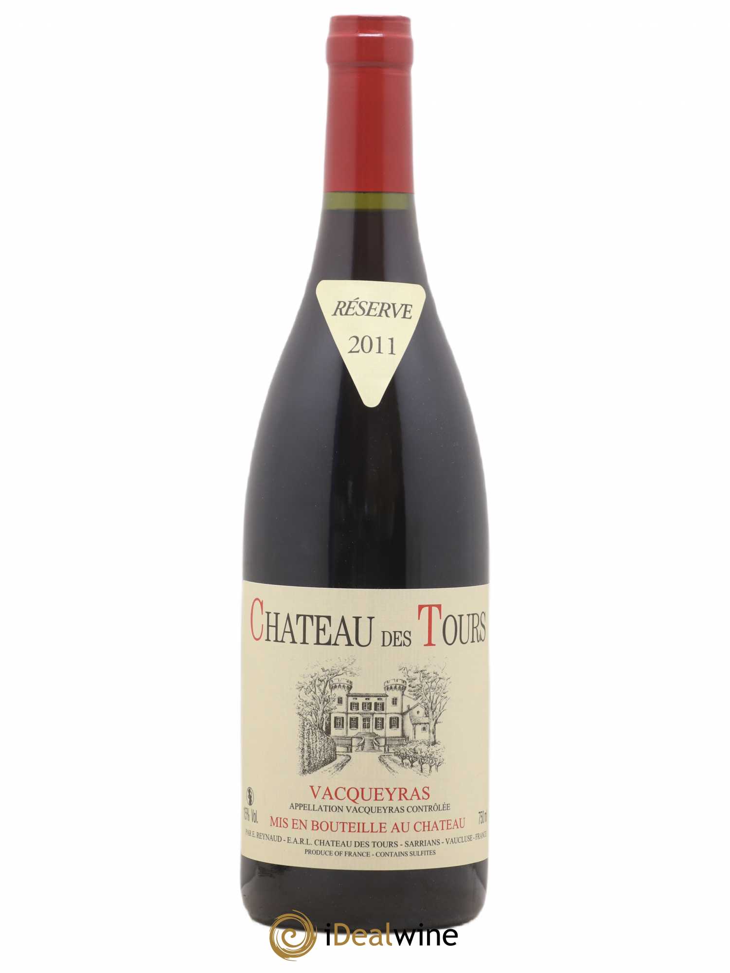 Vacqueyras Château des Tours Emmanuel Reynaud 2011 - Lot de 1 bouteille - 0