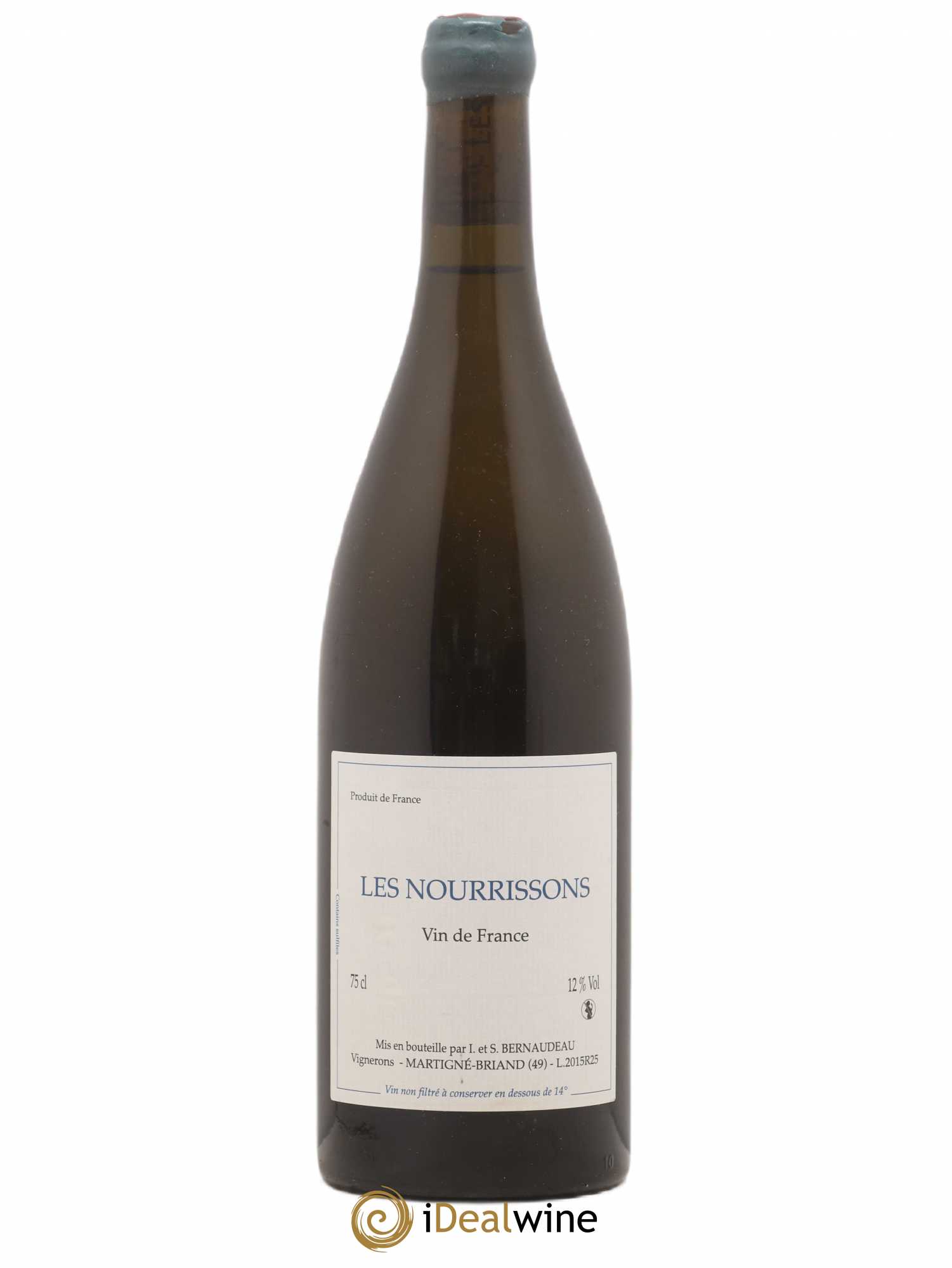 Vin de France Les Nourrissons Stéphane Bernaudeau 2015 - Lot de 1 bouteille - 0