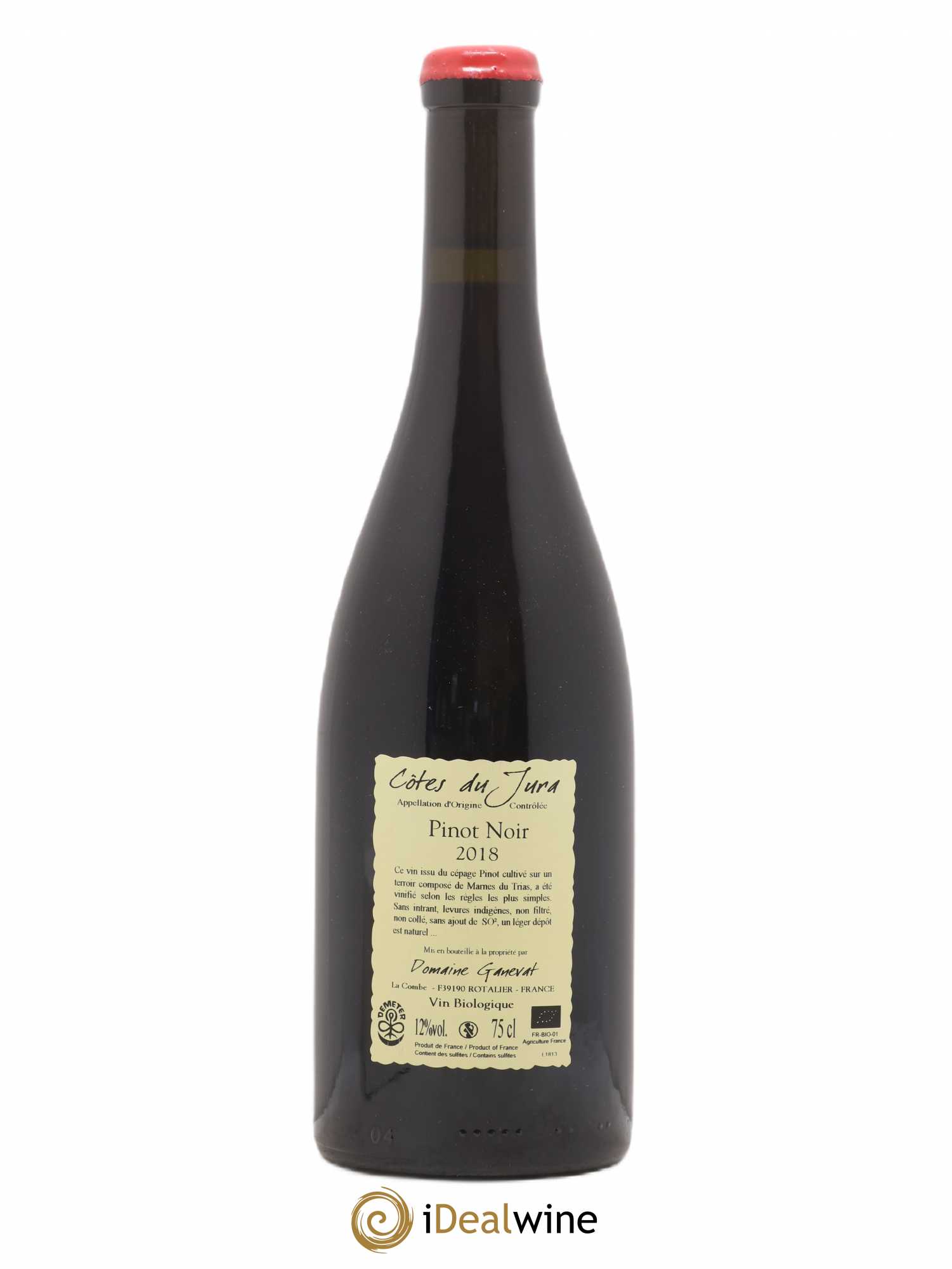 Côtes du Jura Les Grands Teppes Jean-François Ganevat (Domaine) Pinot noir 2018 - Lot de 1 bouteille - 1