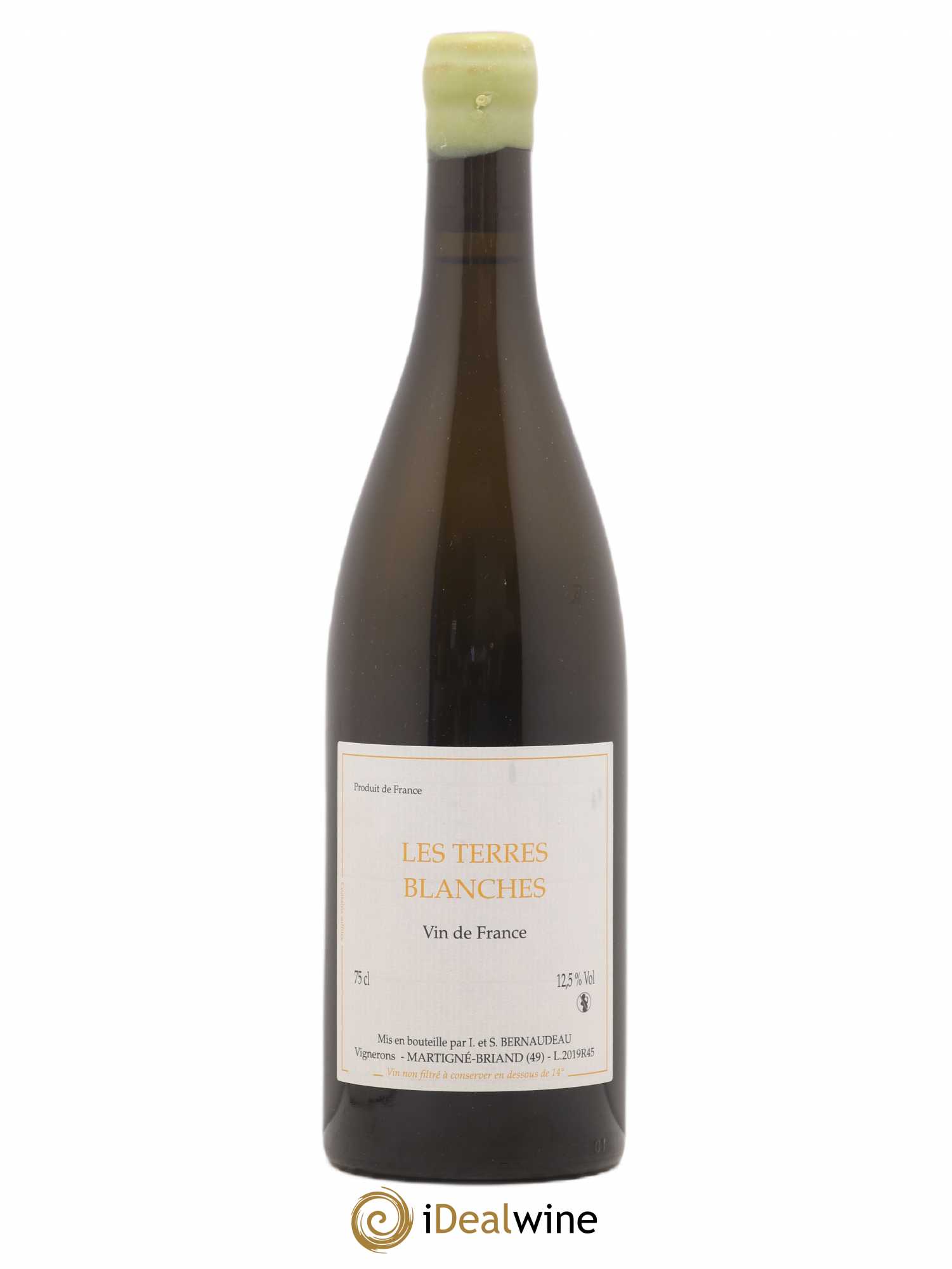 Vin de France Les Terres Blanches Stéphane Bernaudeau 2019 - Posten von 1 Flasche - 0