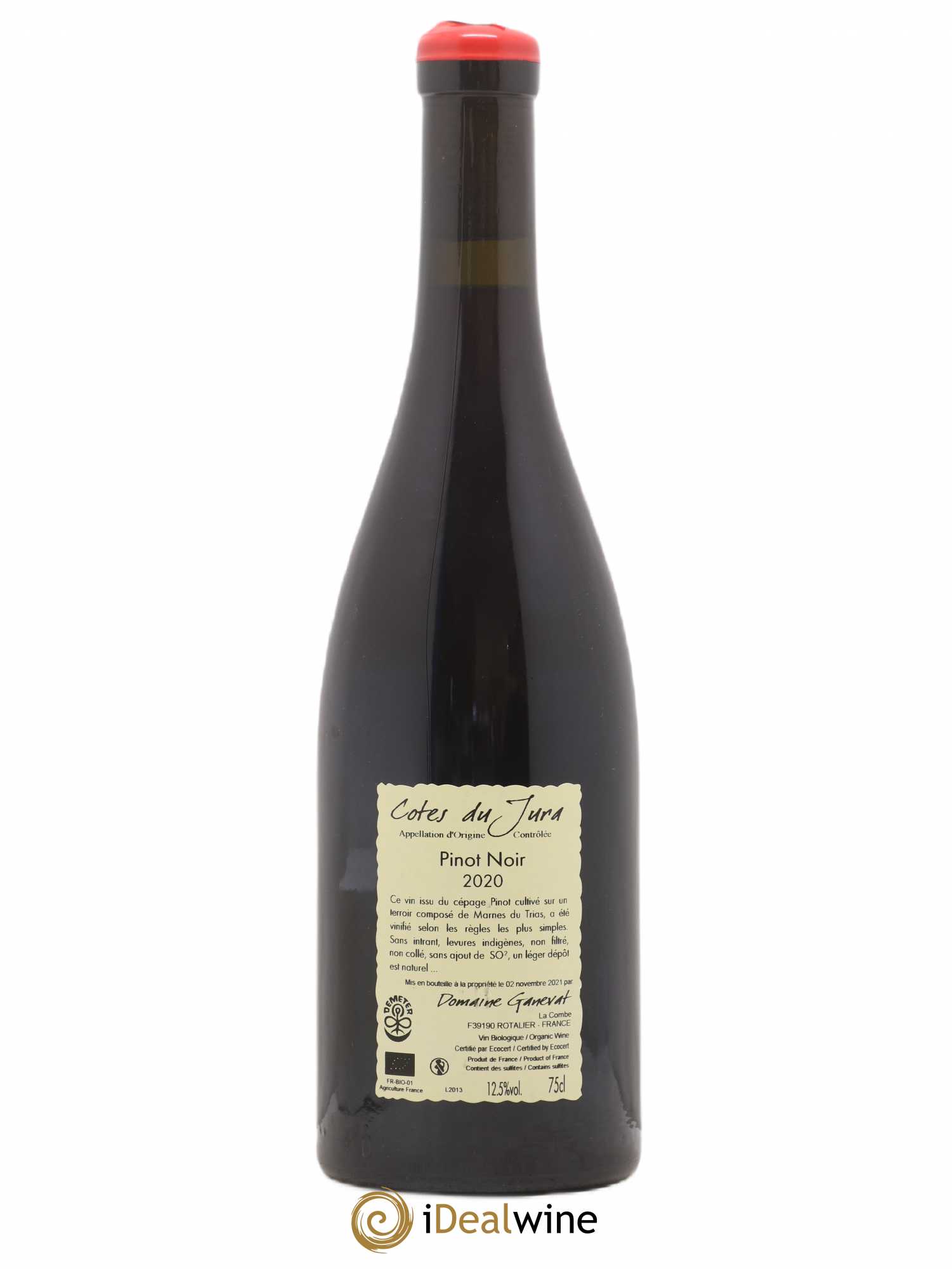 Côtes du Jura Les Grands Teppes Jean-François Ganevat (Domaine) Pinot noir 2020 - Lot de 1 bouteille - 1