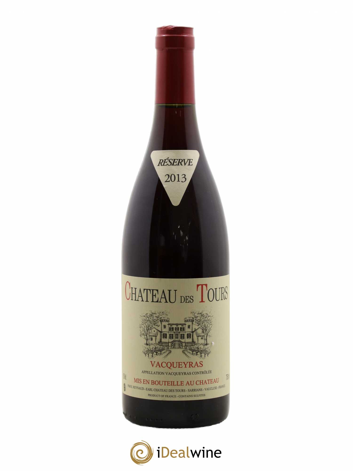 Vacqueyras Château des Tours Emmanuel Reynaud 2013 - Lot de 1 bouteille - 0