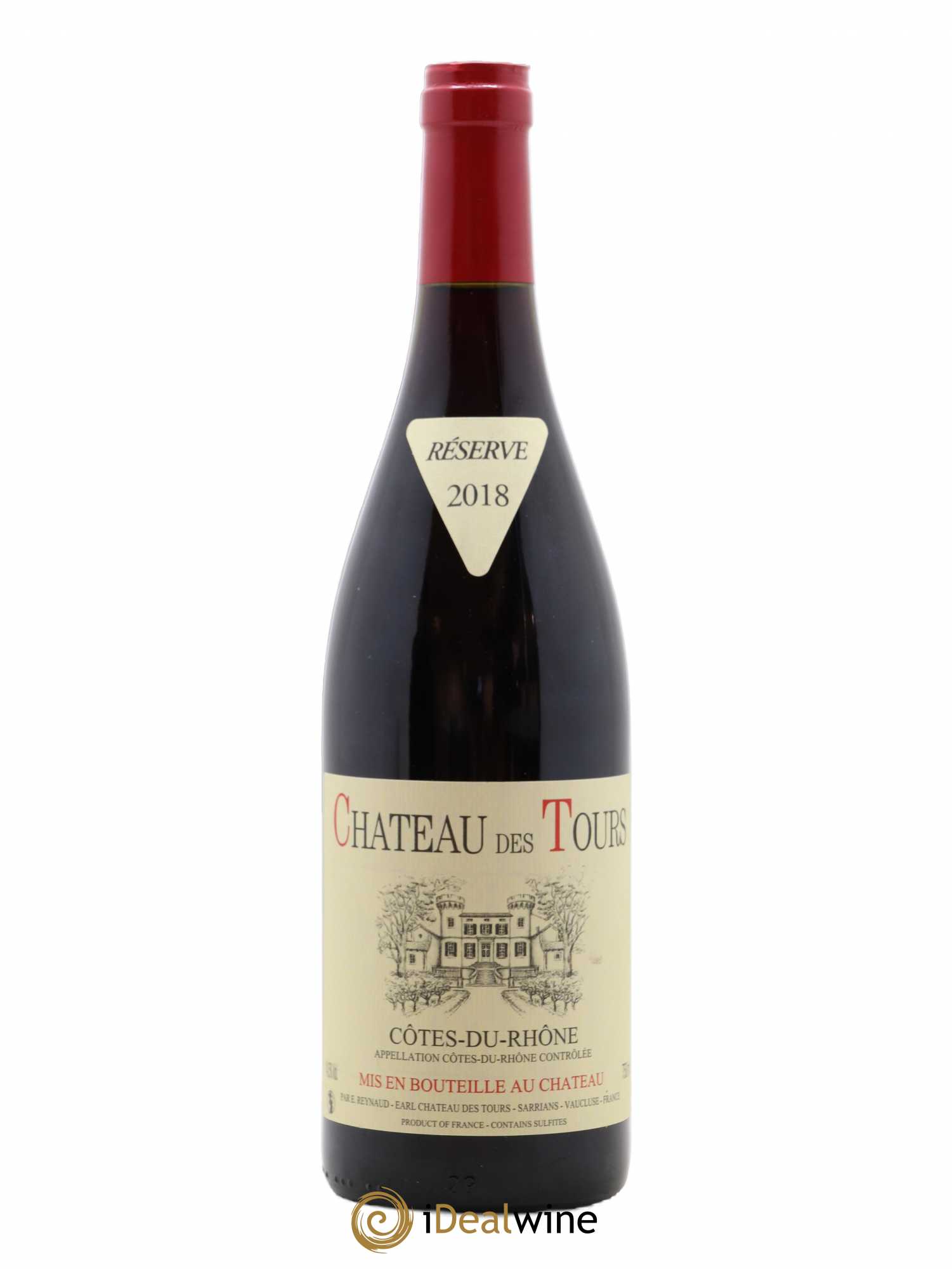 Côtes-du-Rhône Château des Tours Emmanuel Reynaud 2018 - Lot de 1 bouteille - 0