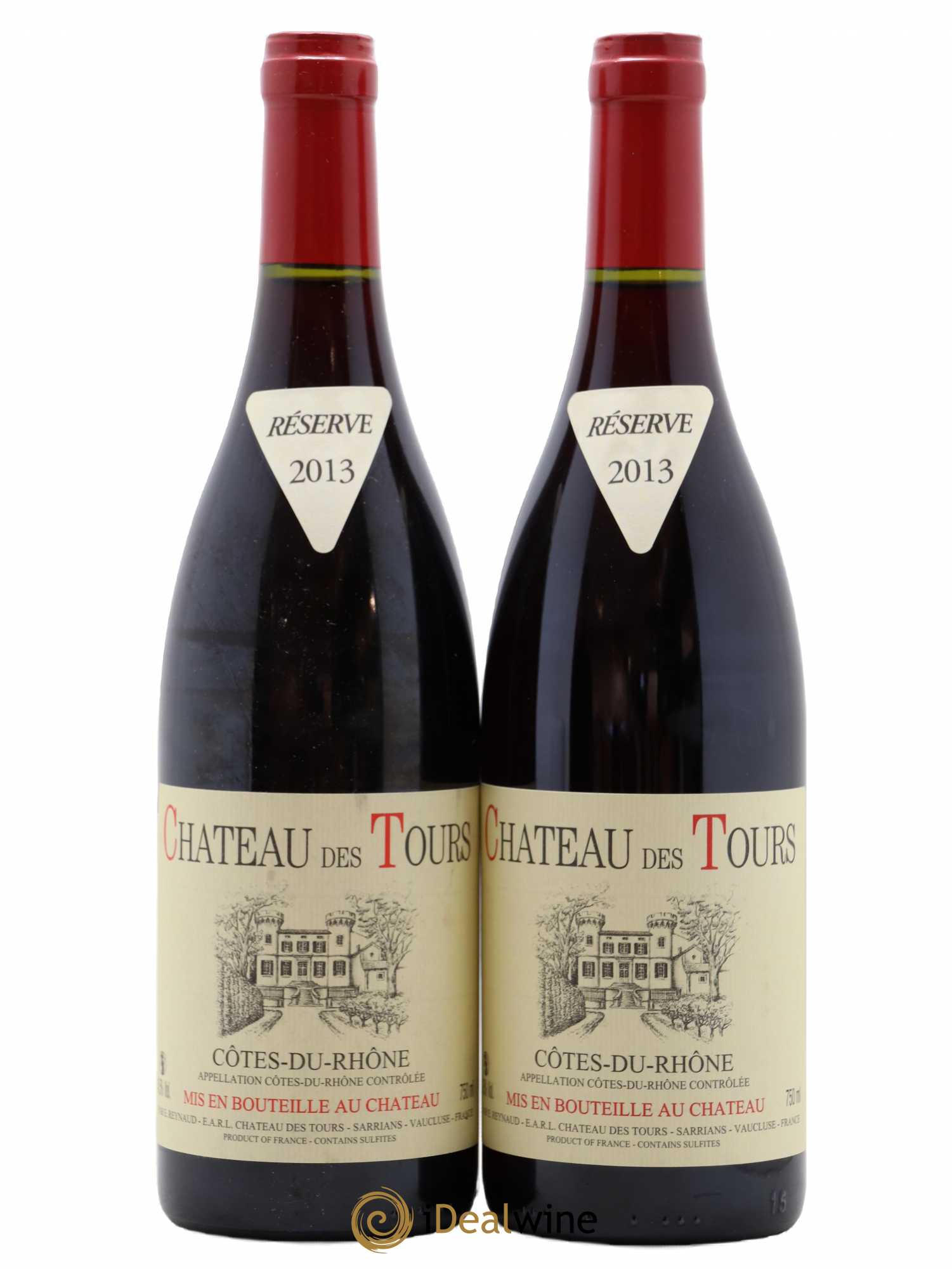 Côtes-du-Rhône Château des Tours Emmanuel Reynaud 2013 - Lot de 2 bouteilles - 0