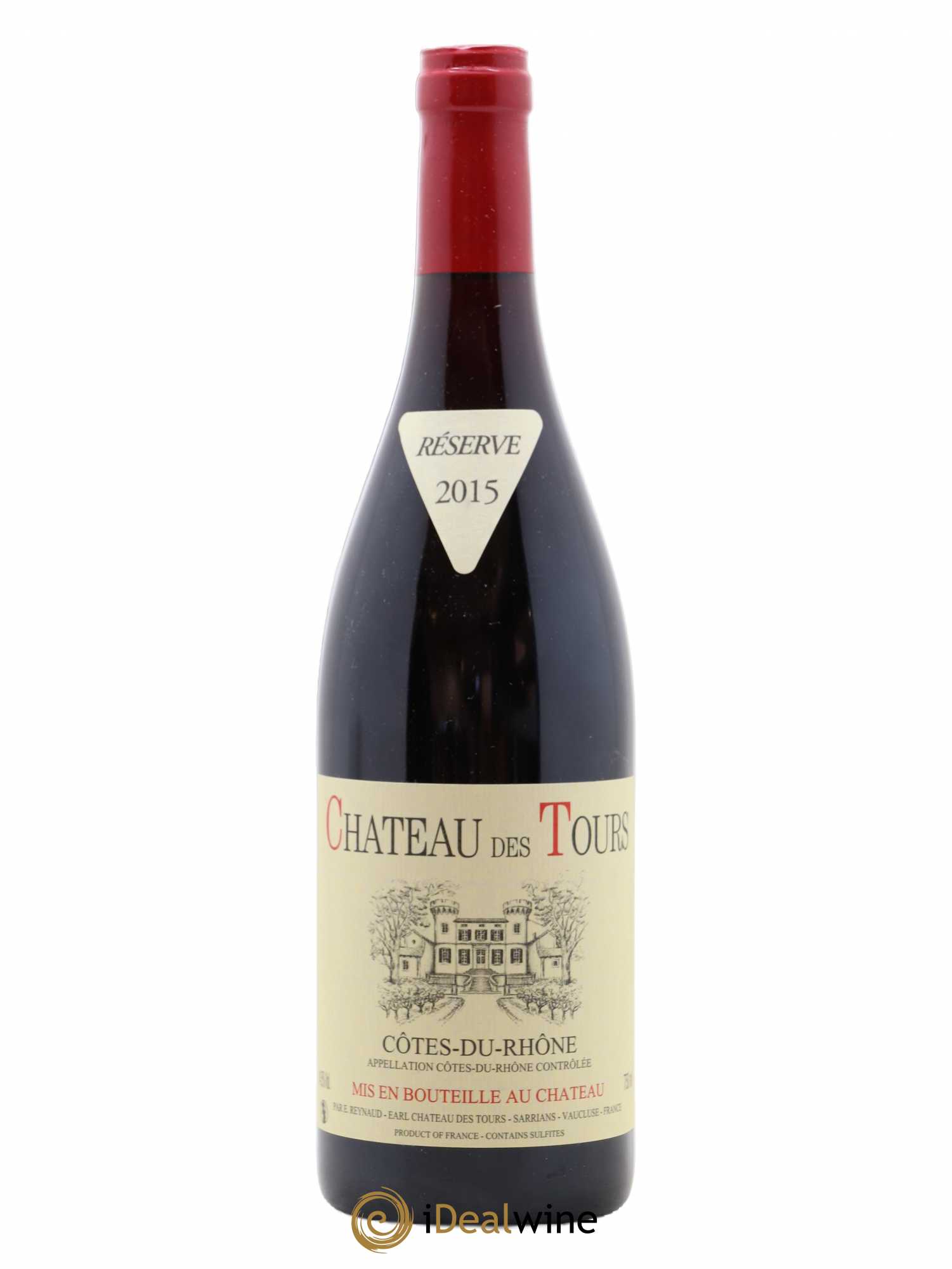 Côtes-du-Rhône Château des Tours Emmanuel Reynaud 2015 - Lot de 1 bouteille - 0