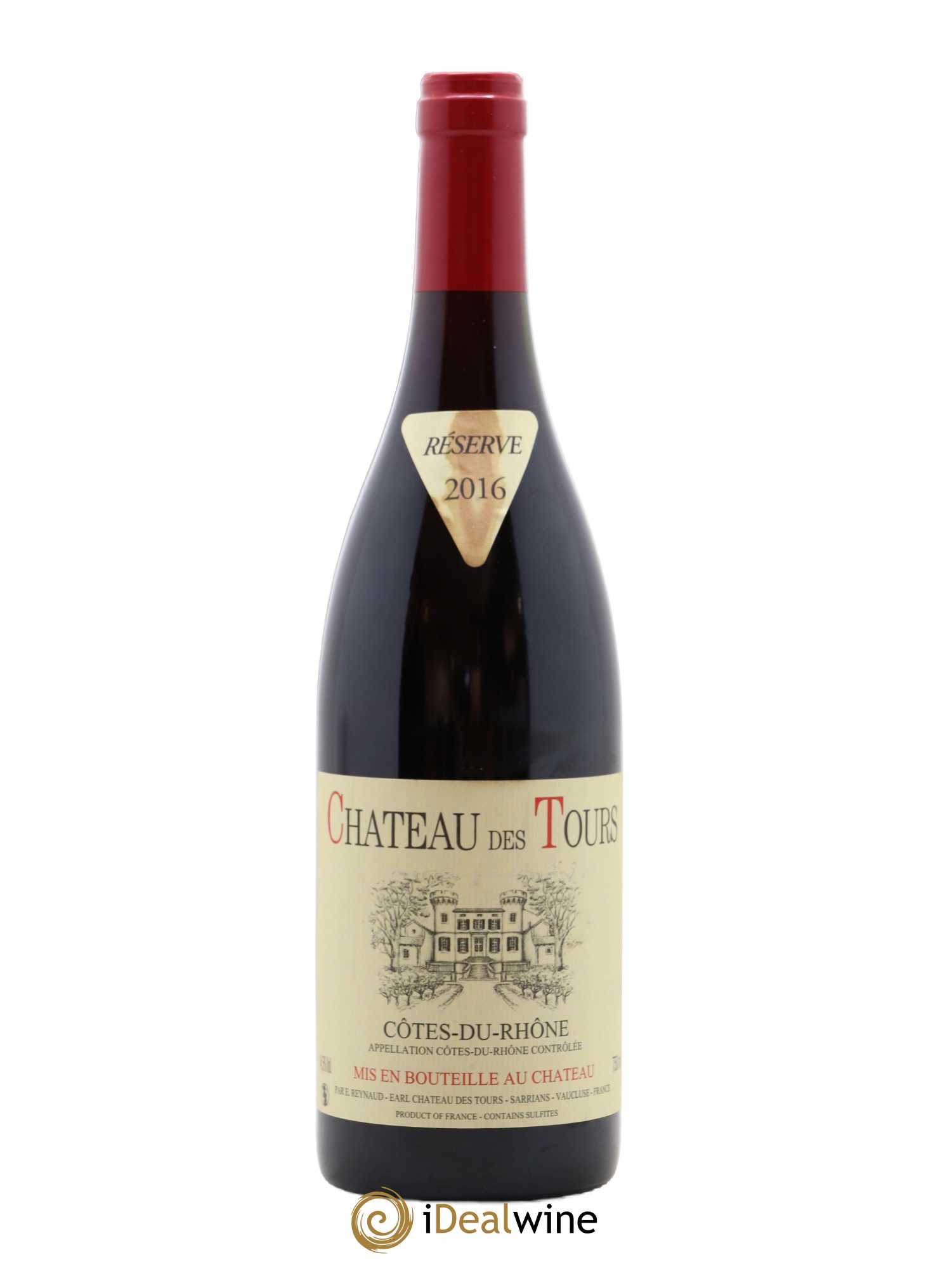 Côtes-du-Rhône Château des Tours Emmanuel Reynaud 2016 - Lot de 1 bouteille - 0