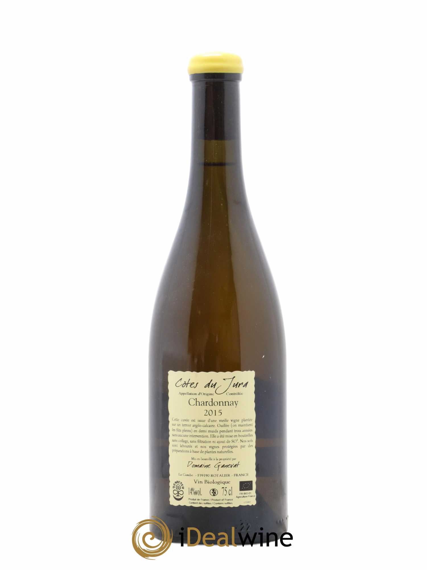 Côtes du Jura Les Chamois du Paradis Jean-François Ganevat (Domaine) 2015 - Lot de 1 bouteille - 1