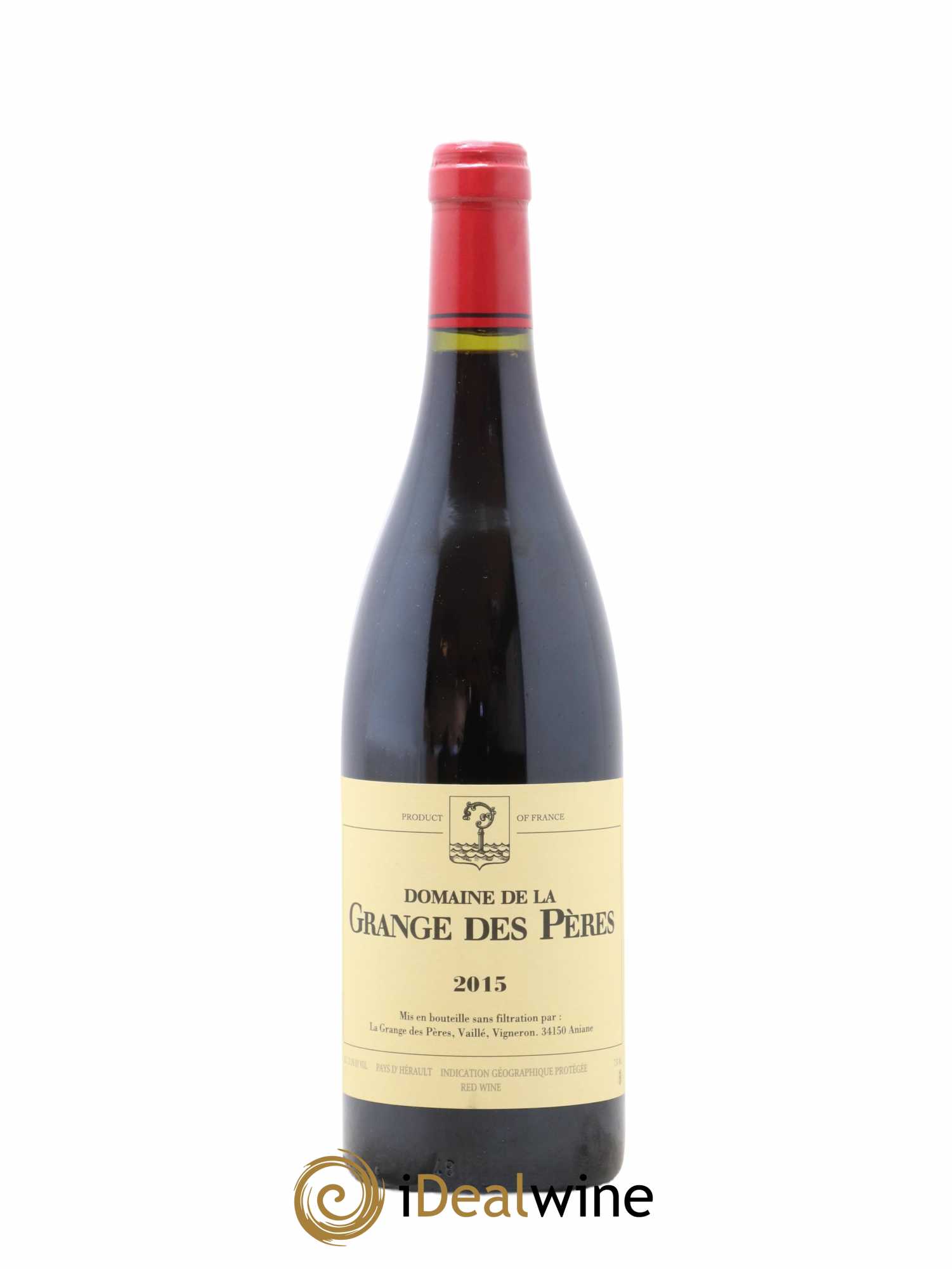Pays d'Hérault Grange des Pères Laurent Vaillé 2015 - Lot de 1 bouteille - 0