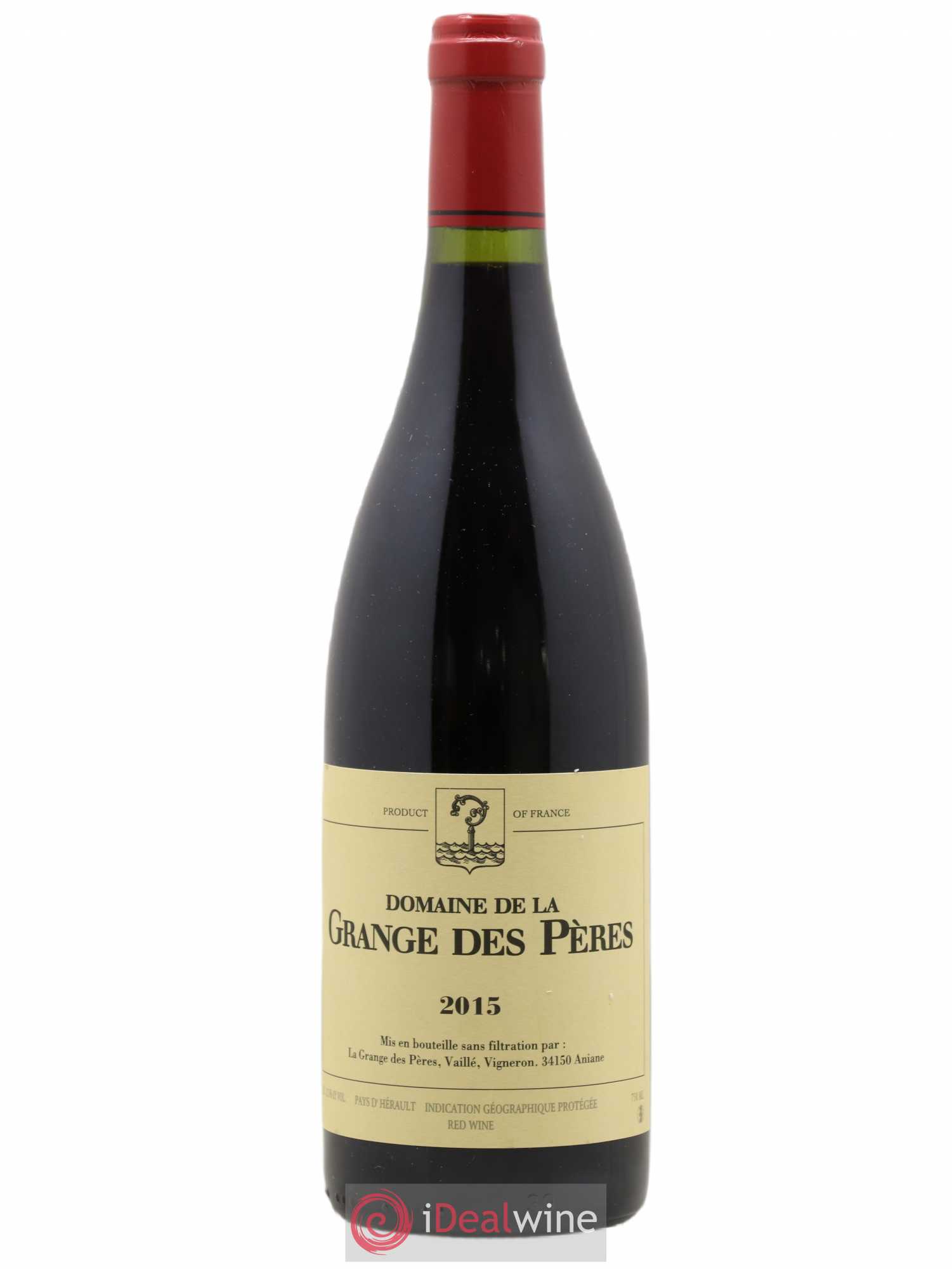 Pays d'Hérault Grange des Pères Laurent Vaillé 2015 - Lot de 1 bouteille - 0