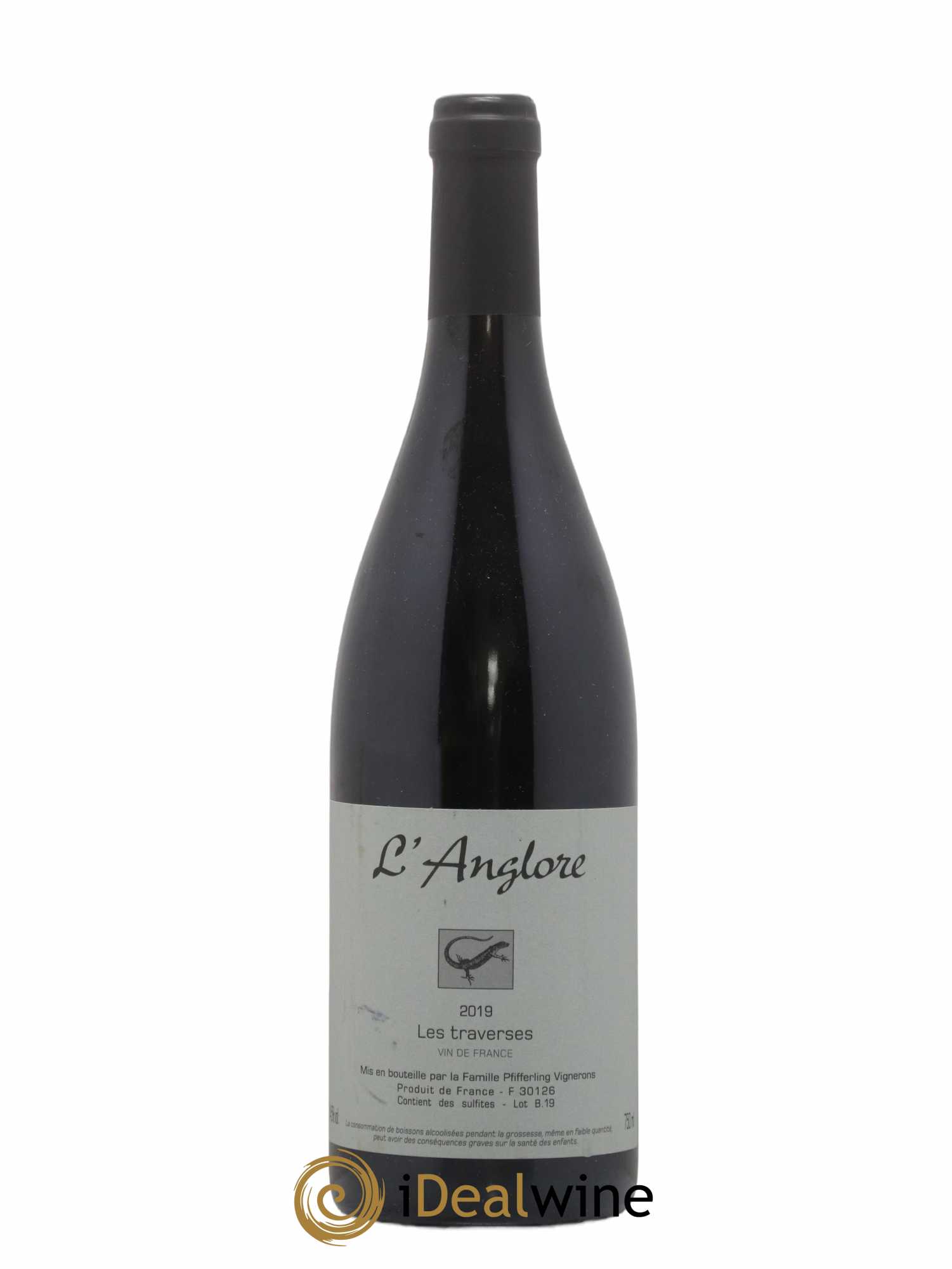 Vin de France Les Traverses L'Anglore 2019 - Lot de 1 bouteille - 0