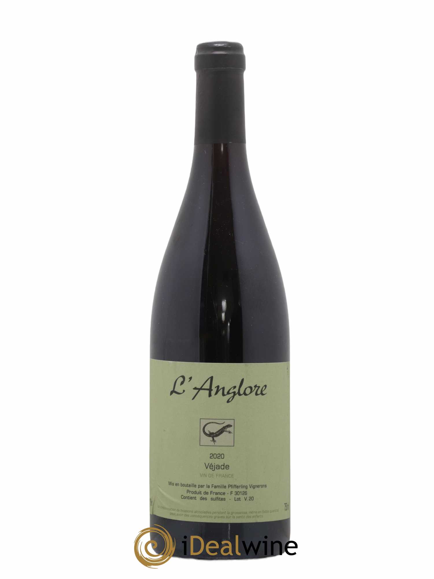 Vin de France Véjade L'Anglore 2020 - Lot de 1 bouteille - 0