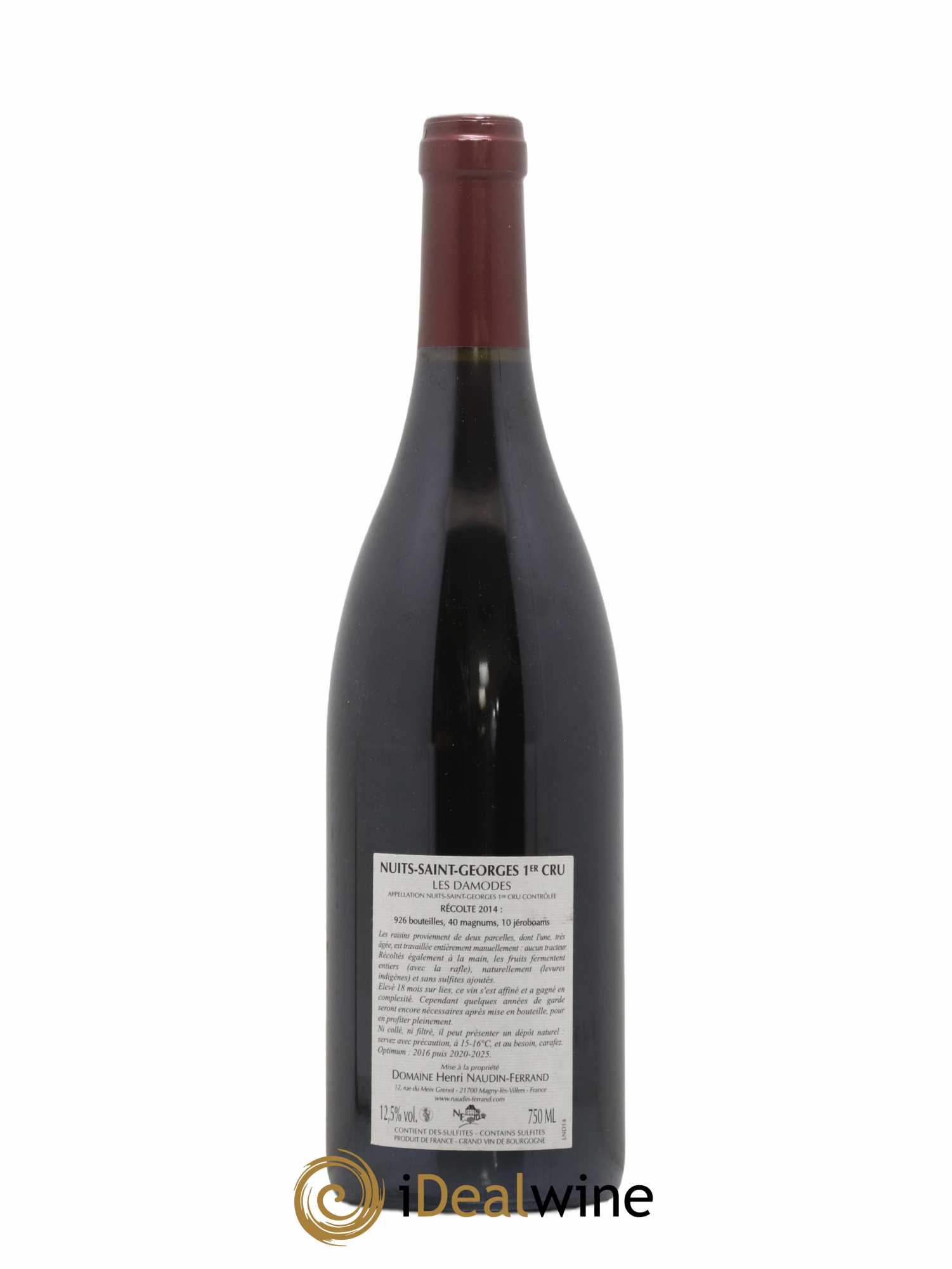 Nuits-Saint-Georges 1er Cru Les Damodes Naudin-Ferrand (Domaine) 2014 - Lot de 1 bouteille - 1