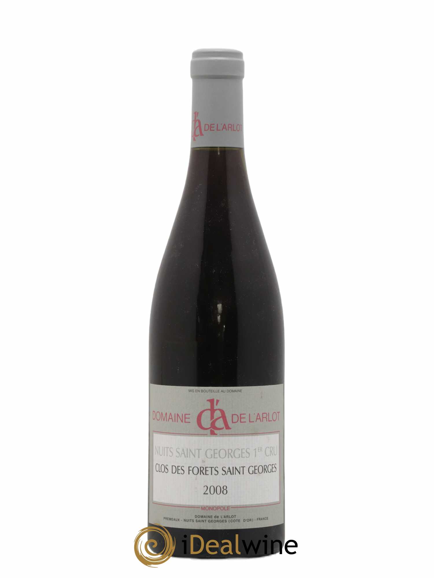 Nuits-Saint-Georges 1er Cru Clos des Forêts Saint-Georges Domaine de l'Arlot 2008 - Lot de 1 bouteille - 0