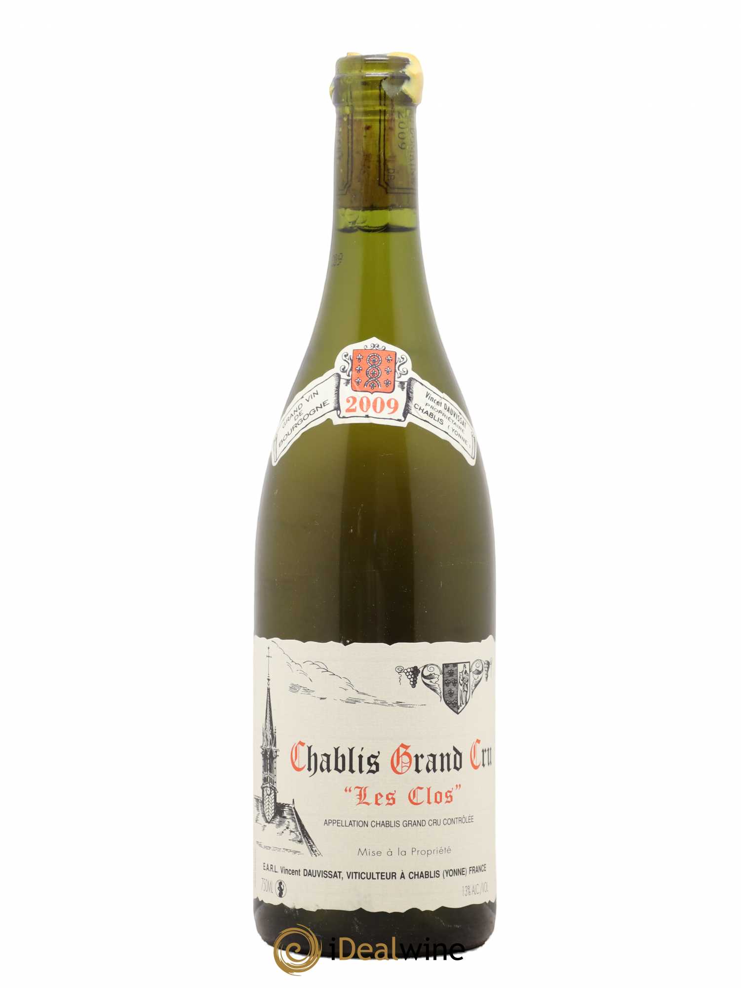 Chablis Grand Cru Les Clos Vincent Dauvissat (Domaine) 2009 - Lot de 1 bouteille - 0