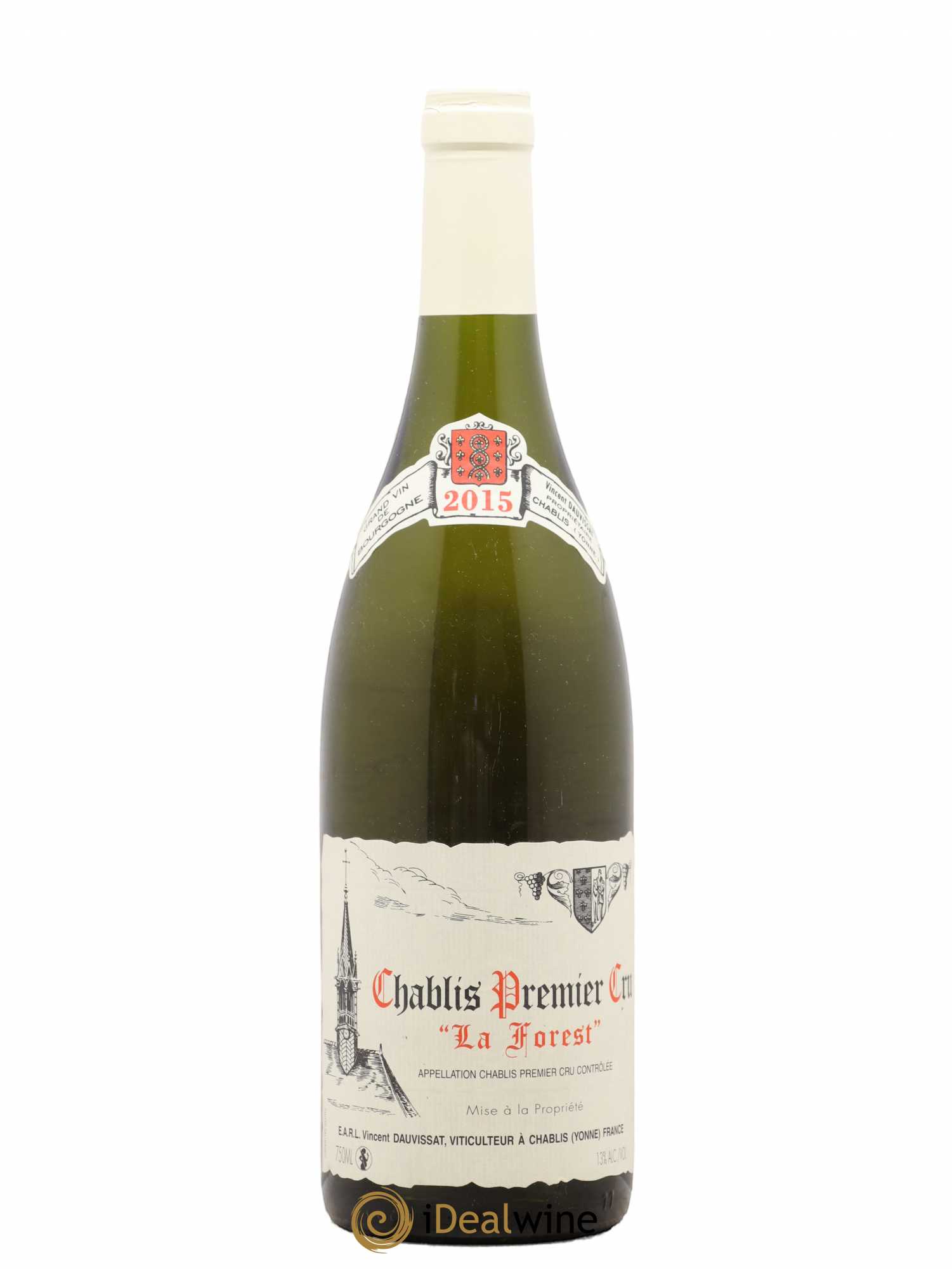 Chablis 1er Cru La Forest Vincent Dauvissat (Domaine) 2015 - Lot de 1 bouteille - 0