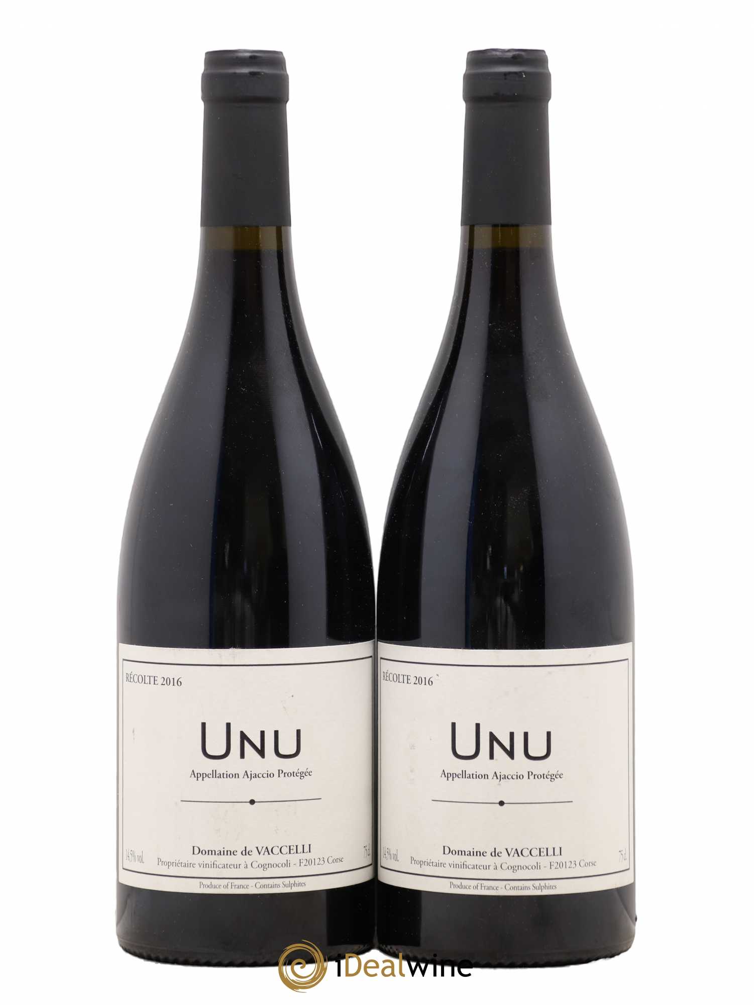 Ajaccio Unu Vaccelli 2016 - Lot de 2 bouteilles - 0