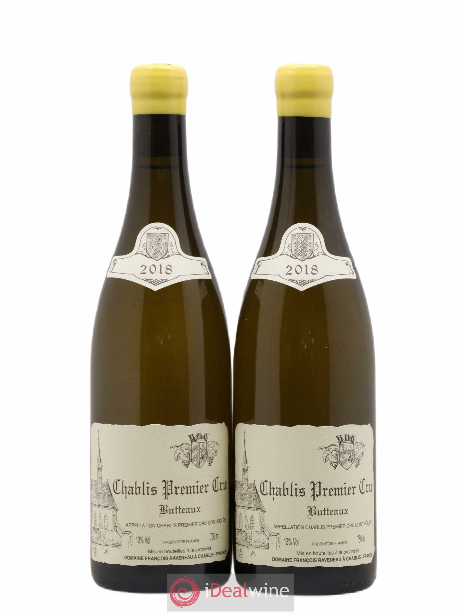 Chablis 1er Cru Butteaux Raveneau (Domaine) 2018 - Lot de 2 bouteilles - 0