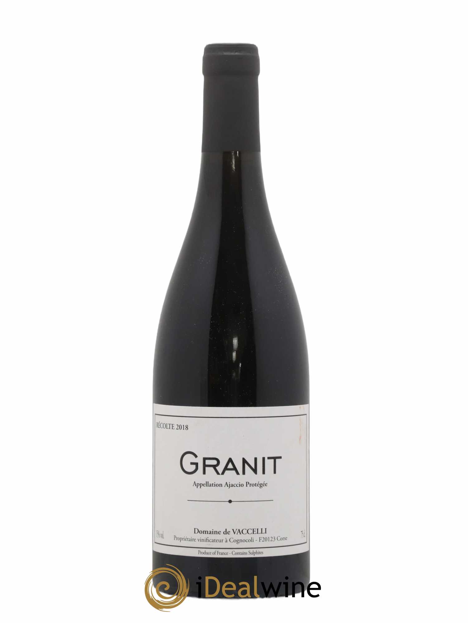 Ajaccio Granit Vaccelli 2018 - Lot de 1 bouteille - 0