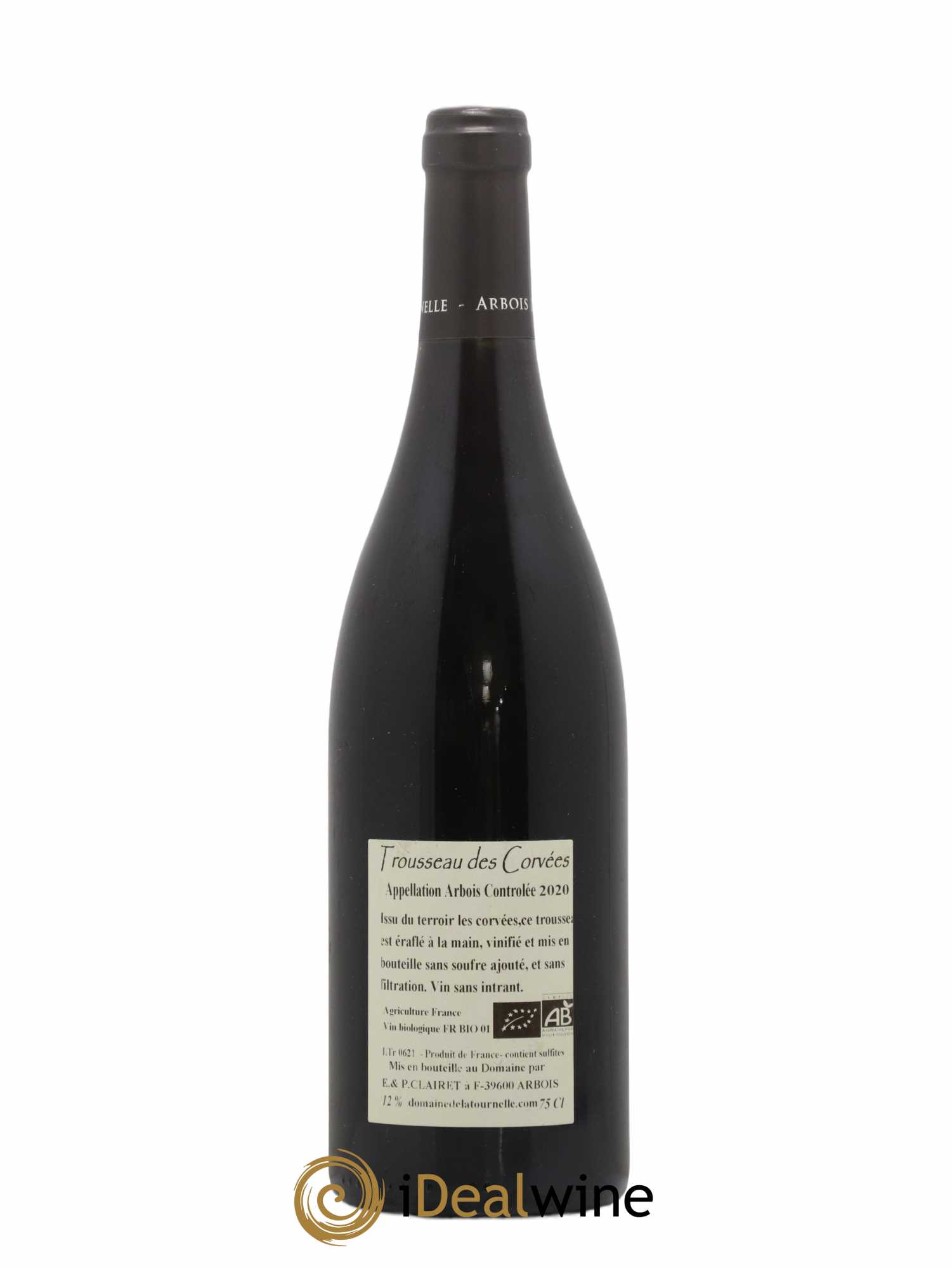 Arbois Trousseau des Corvées Domaine de la Tournelle 2020 - Lot de 1 bouteille - 1