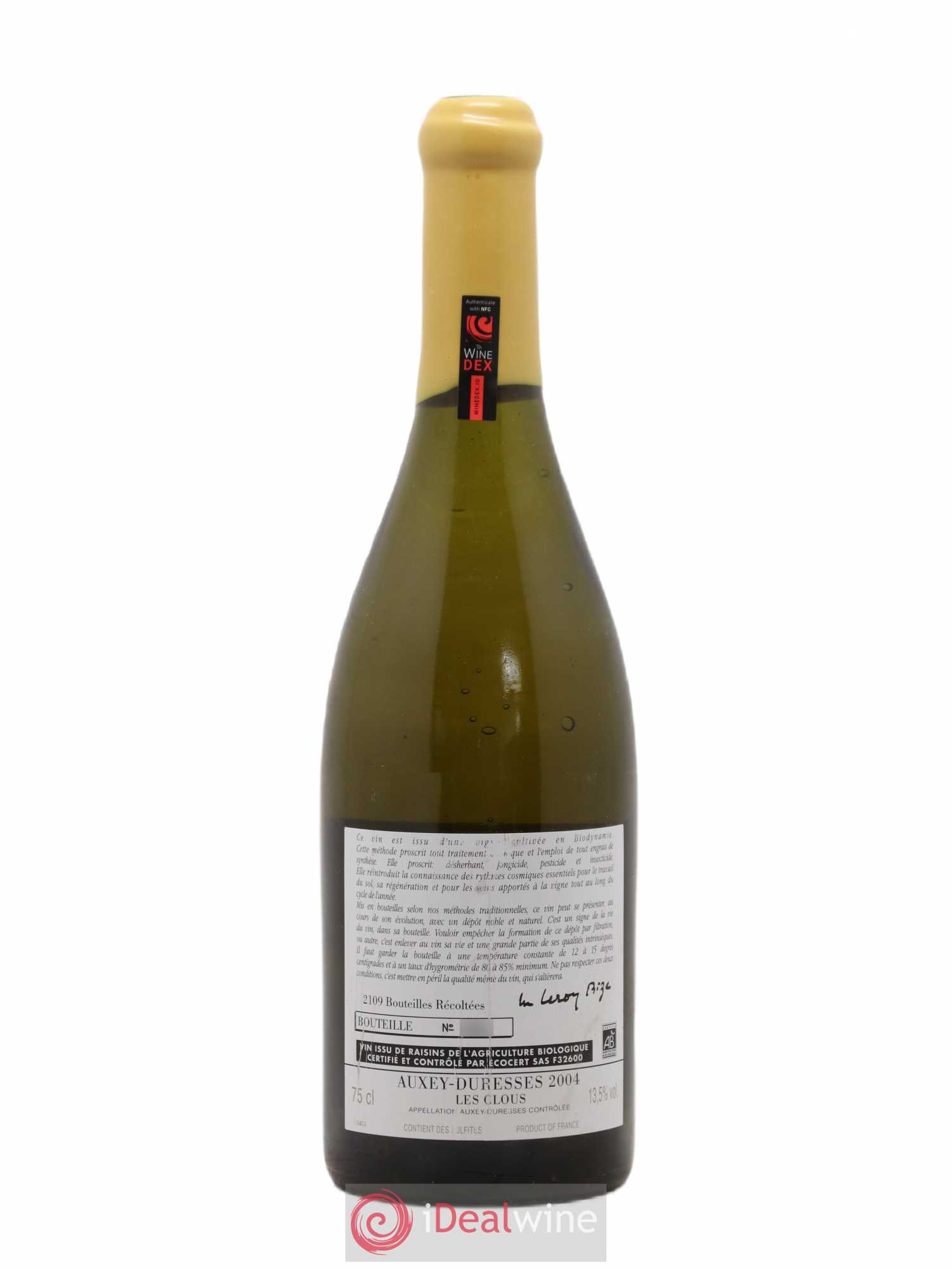 Auxey-Duresses Les Clous d'Auvenay (Domaine) 2004 - Lot de 1 bouteille - 1
