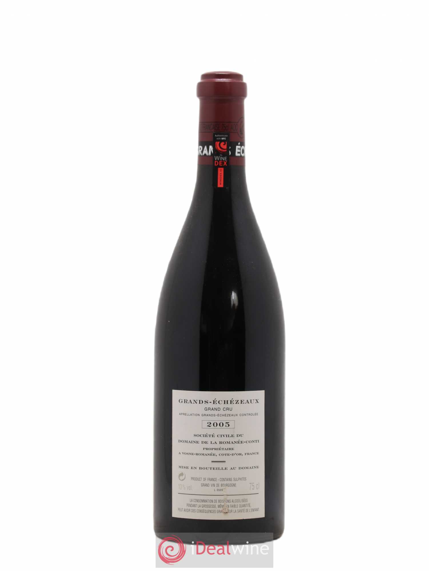 Grands-Echezeaux Grand Cru Domaine de la Romanée-Conti 2005 - Lot de 1 bouteille - 1