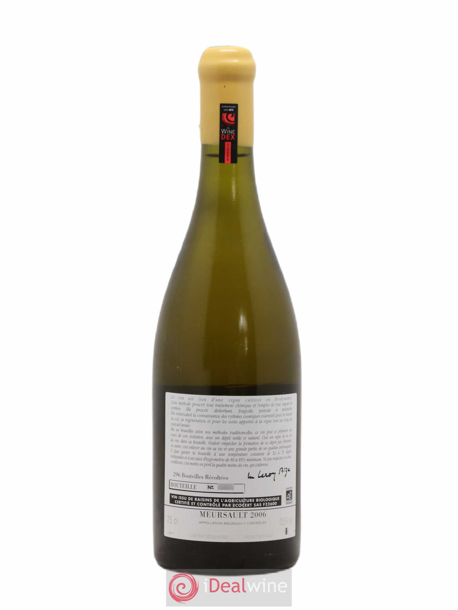 Meursault d'Auvenay (Domaine) 2006 - Lot de 1 bouteille - 1