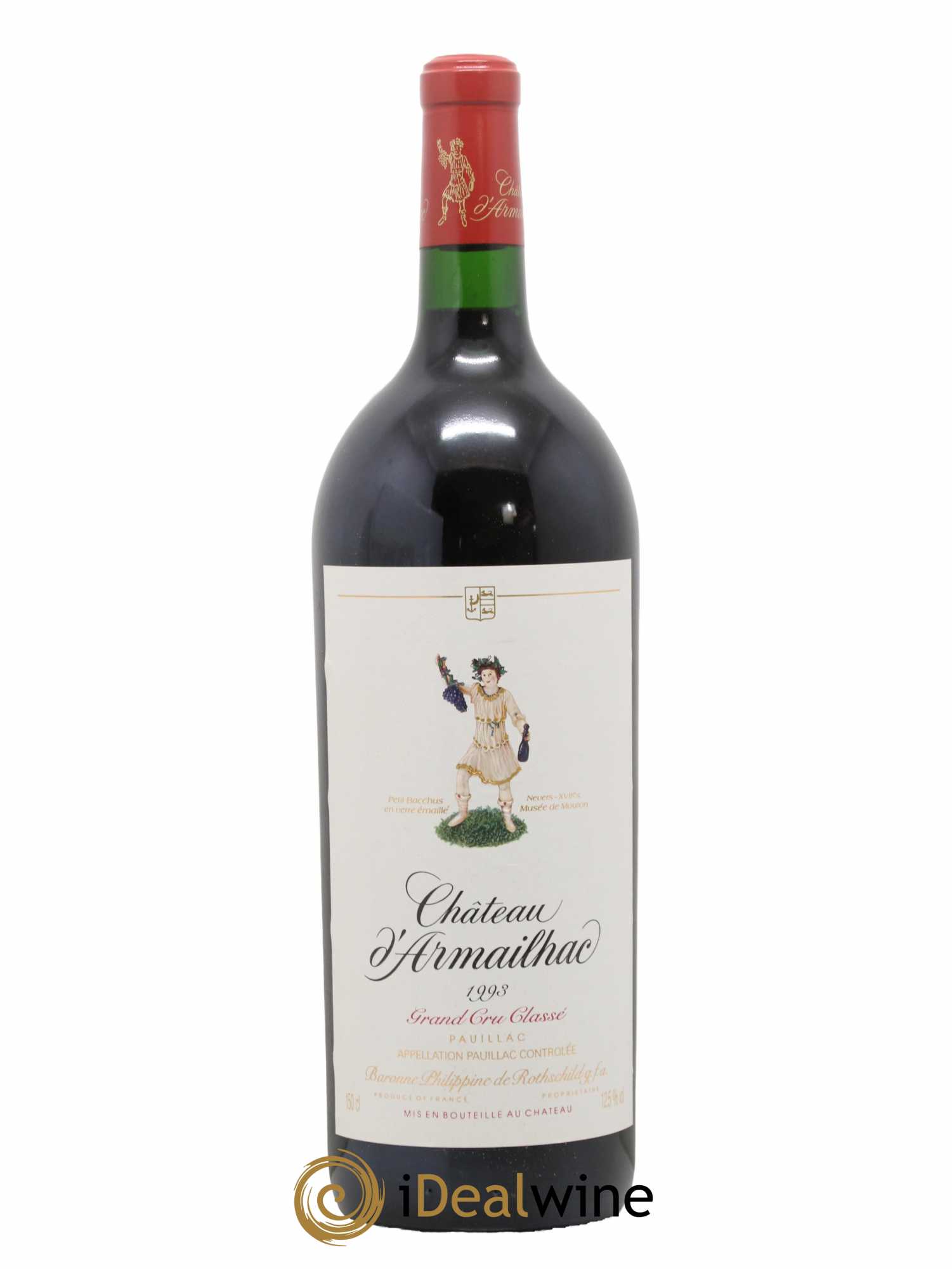 Château d' Armailhac - Mouton Baron(ne) Philippe 5ème Grand Cru Classé 1993 - Lot de 1 magnum - 0