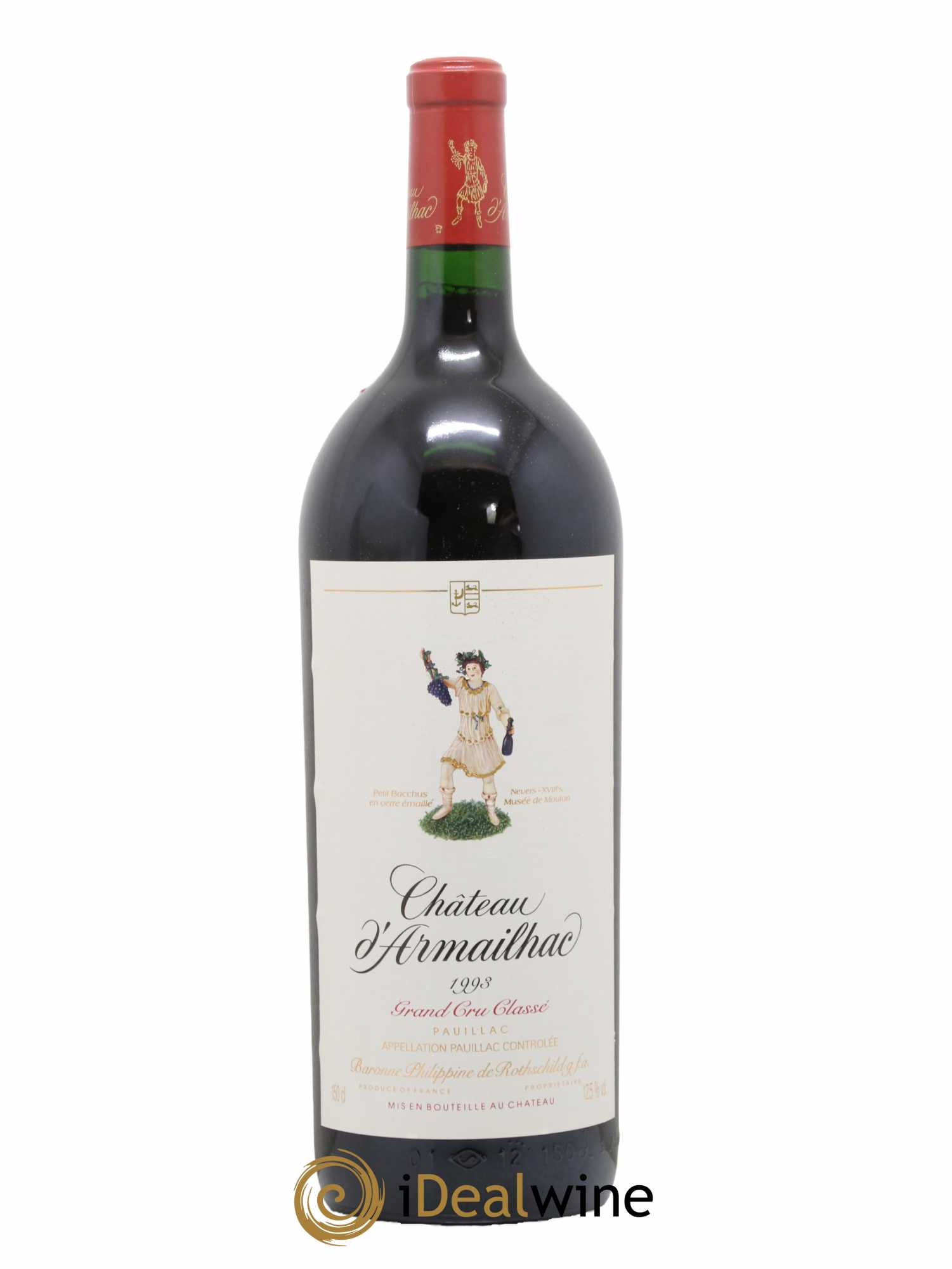 Château d' Armailhac - Mouton Baron(ne) Philippe 5ème Grand Cru Classé 1993 - Lot de 1 magnum - 0