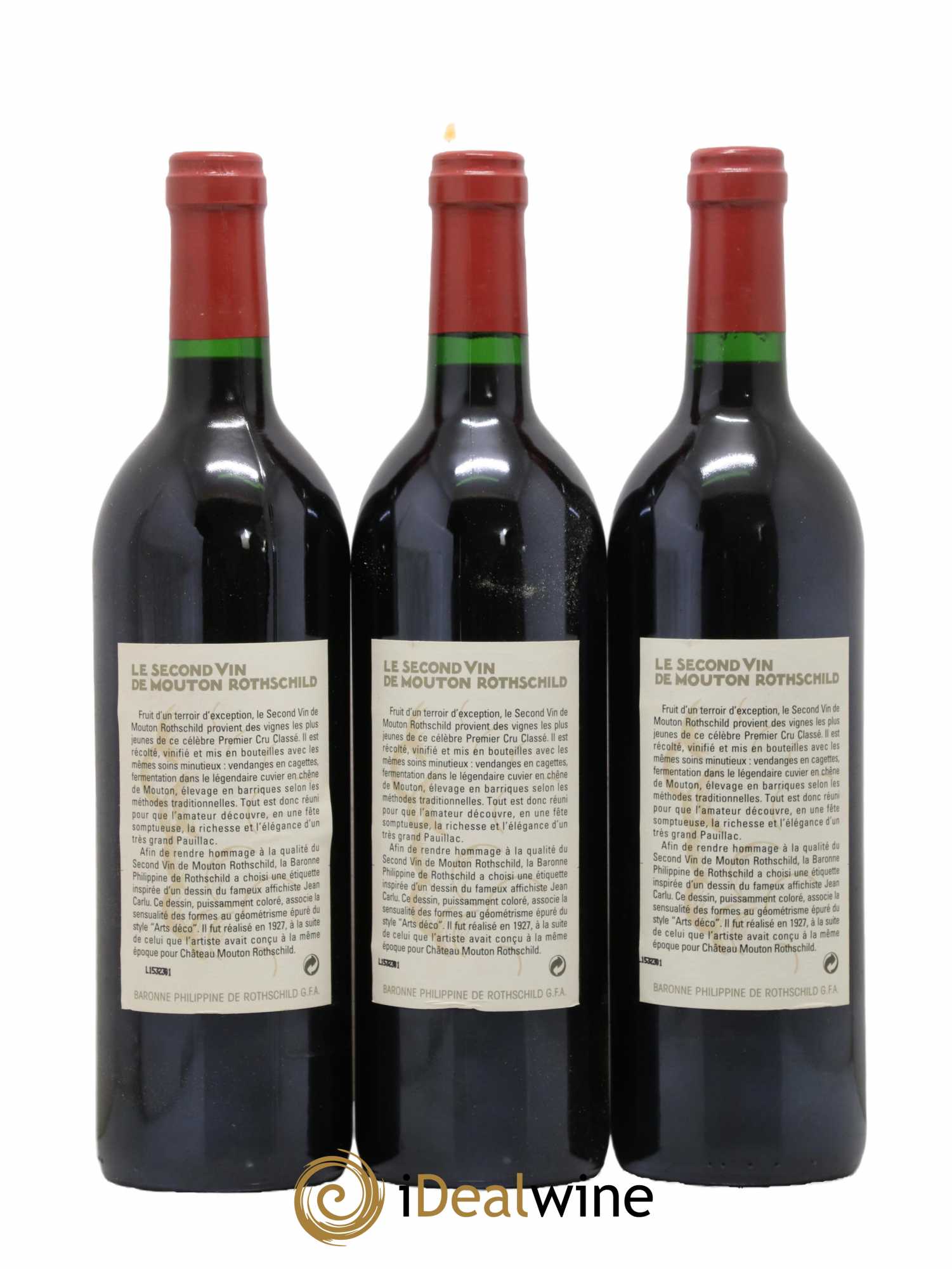 Petit Mouton Second Vin 1993 - Lot de 6 bouteilles - 4