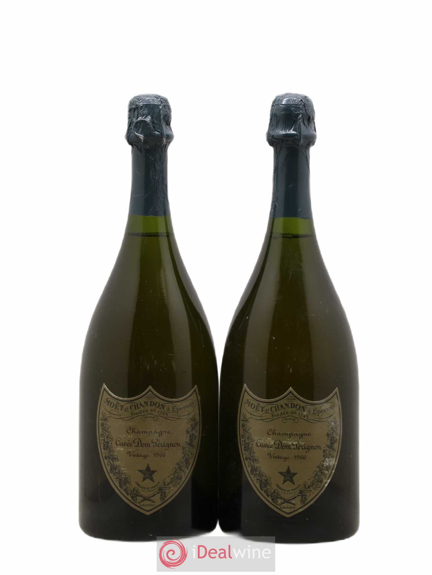 Brut Dom Pérignon 1966 - Lot de 2 bouteilles - 0