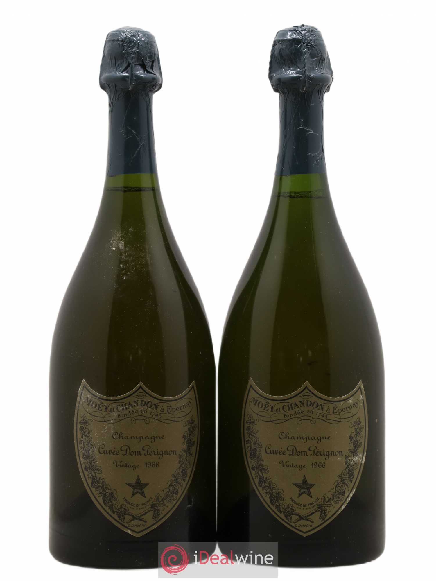 Brut Dom Pérignon 1966 - Lot de 2 bouteilles - 0