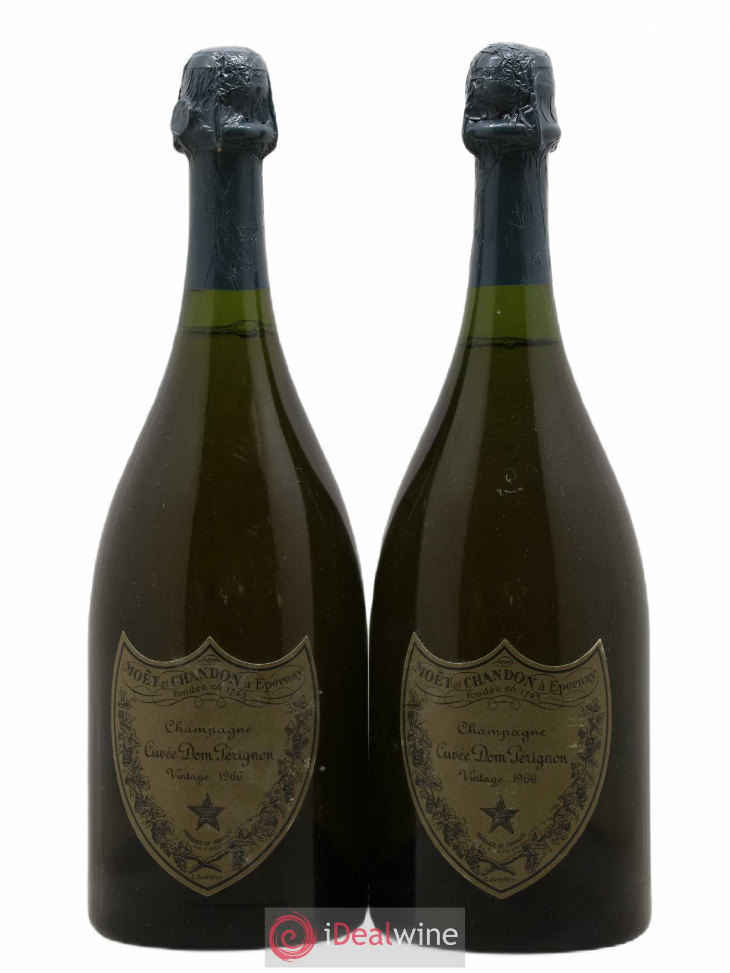 Brut Dom Pérignon 1966 - Lot de 2 bouteilles - 0