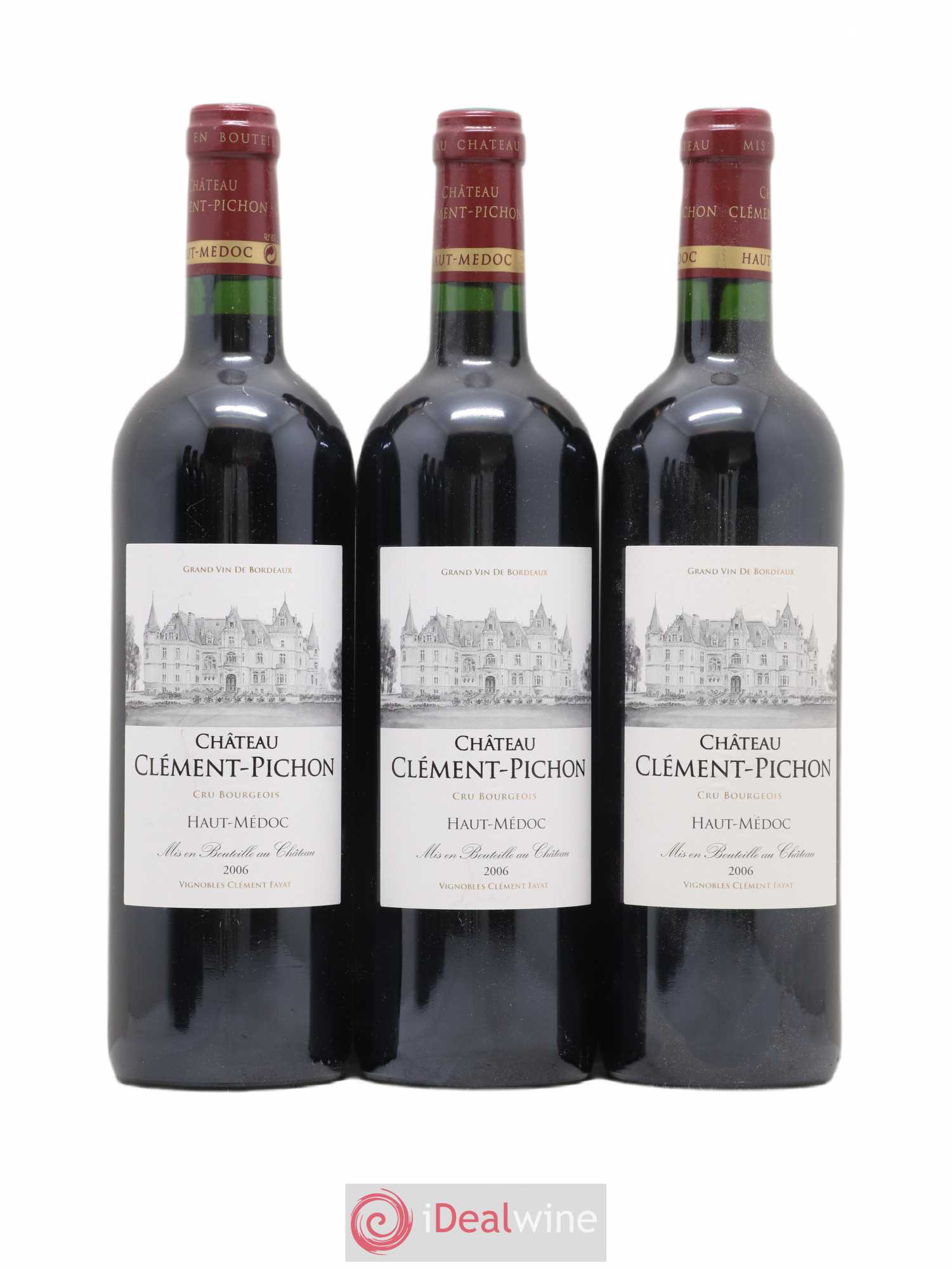 Château Clément-Pichon Cru Bourgeois 2006 - Lot de 6 bouteilles - 2