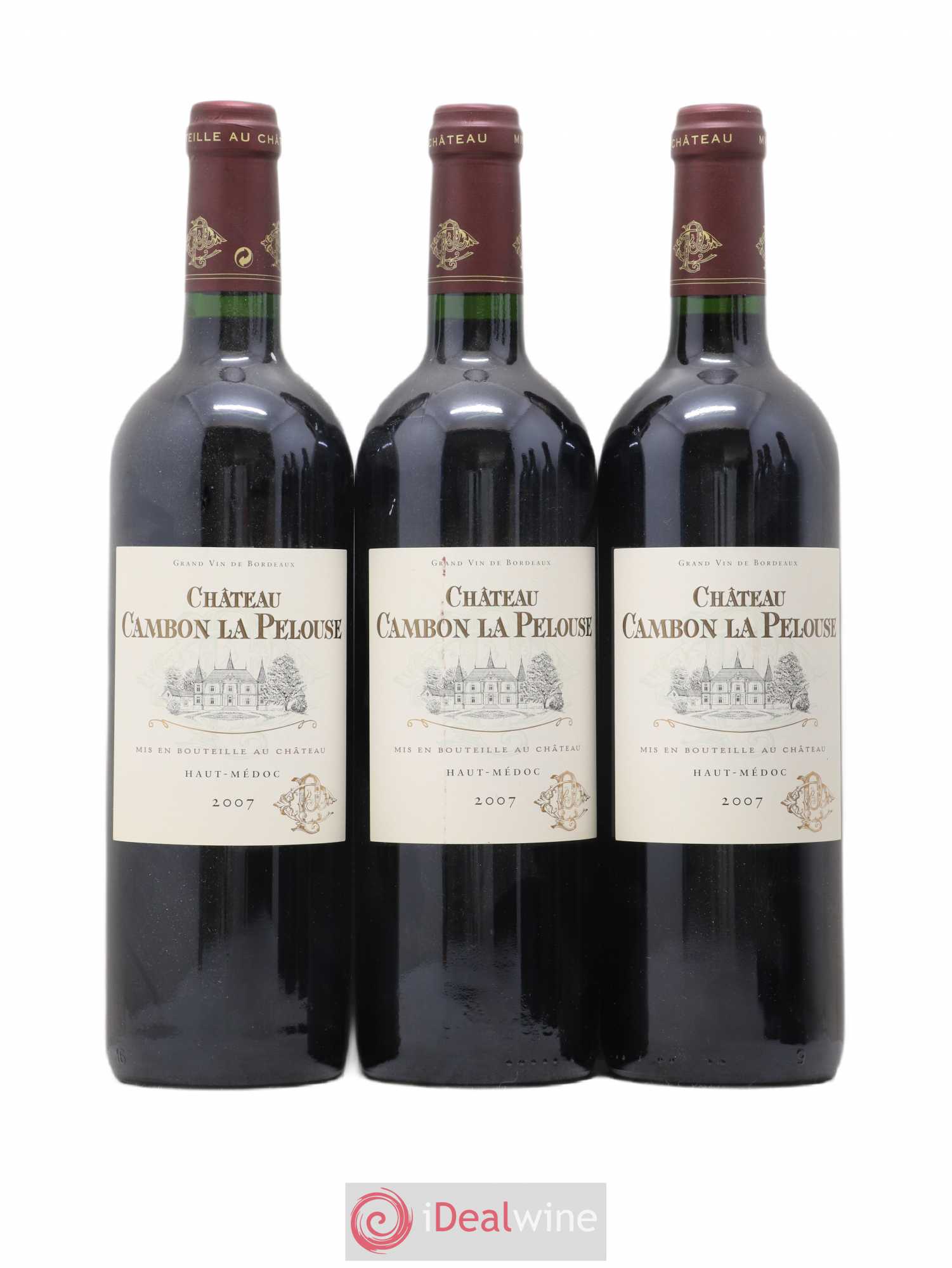 Château Cambon la Pelouse Cru Bourgeois 2007 - Posten von 6 Flaschen - 1